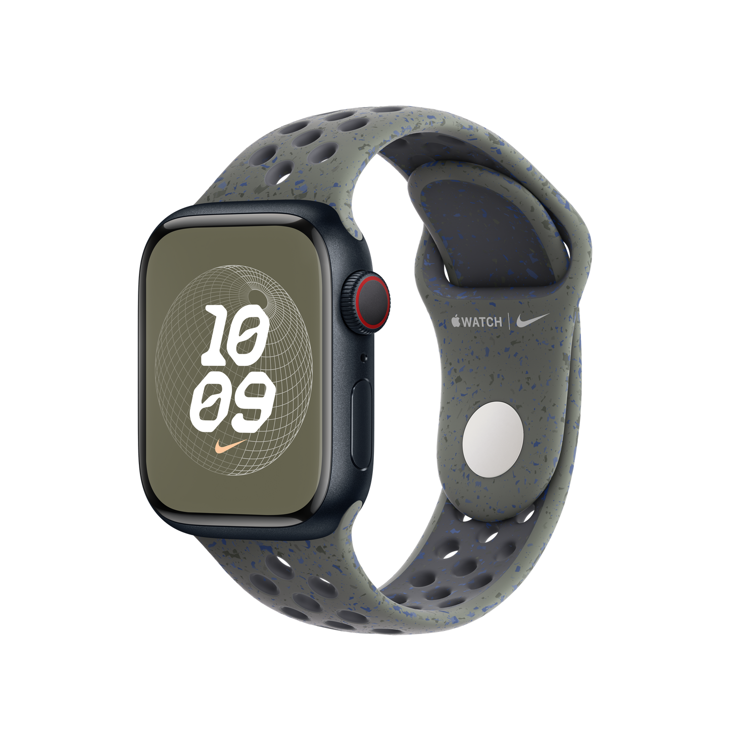 Apple pašček Nike Sport Band M/L v vojaški kaki barvi za Apple Watch velikosti 41 mm - iSTYLE SI