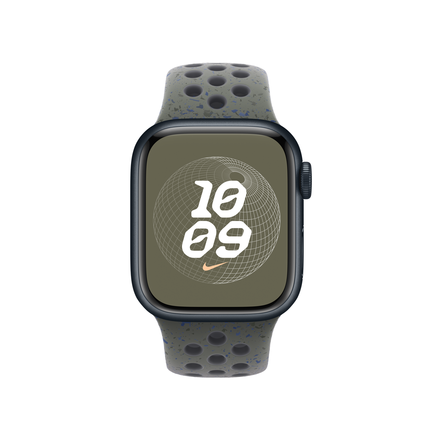 Apple pašček Nike Sport Band M/L v vojaški kaki barvi za Apple Watch velikosti 41 mm - iSTYLE SI