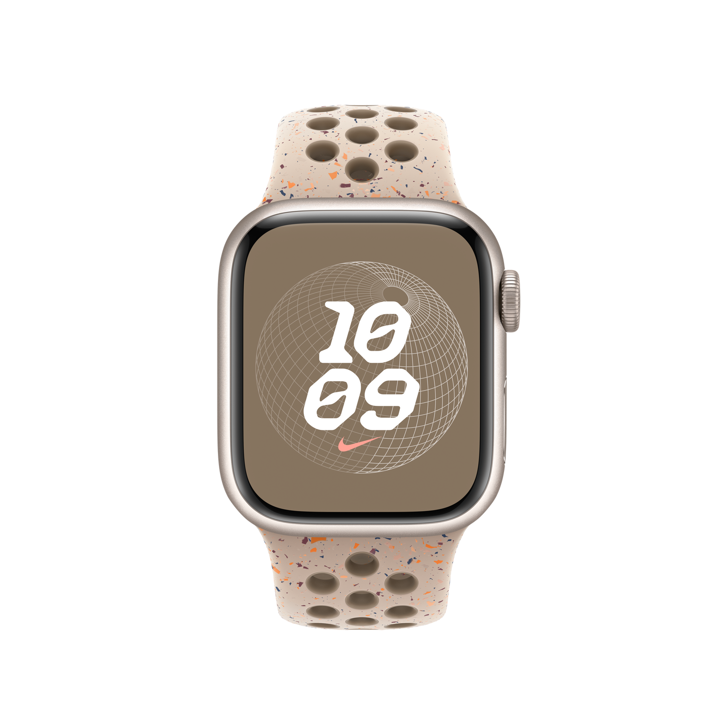 Apple pašček Nike Sport Band M/L v barvi puščavskega kamna za Apple Watch velikosti 41 mm - iSTYLE SI