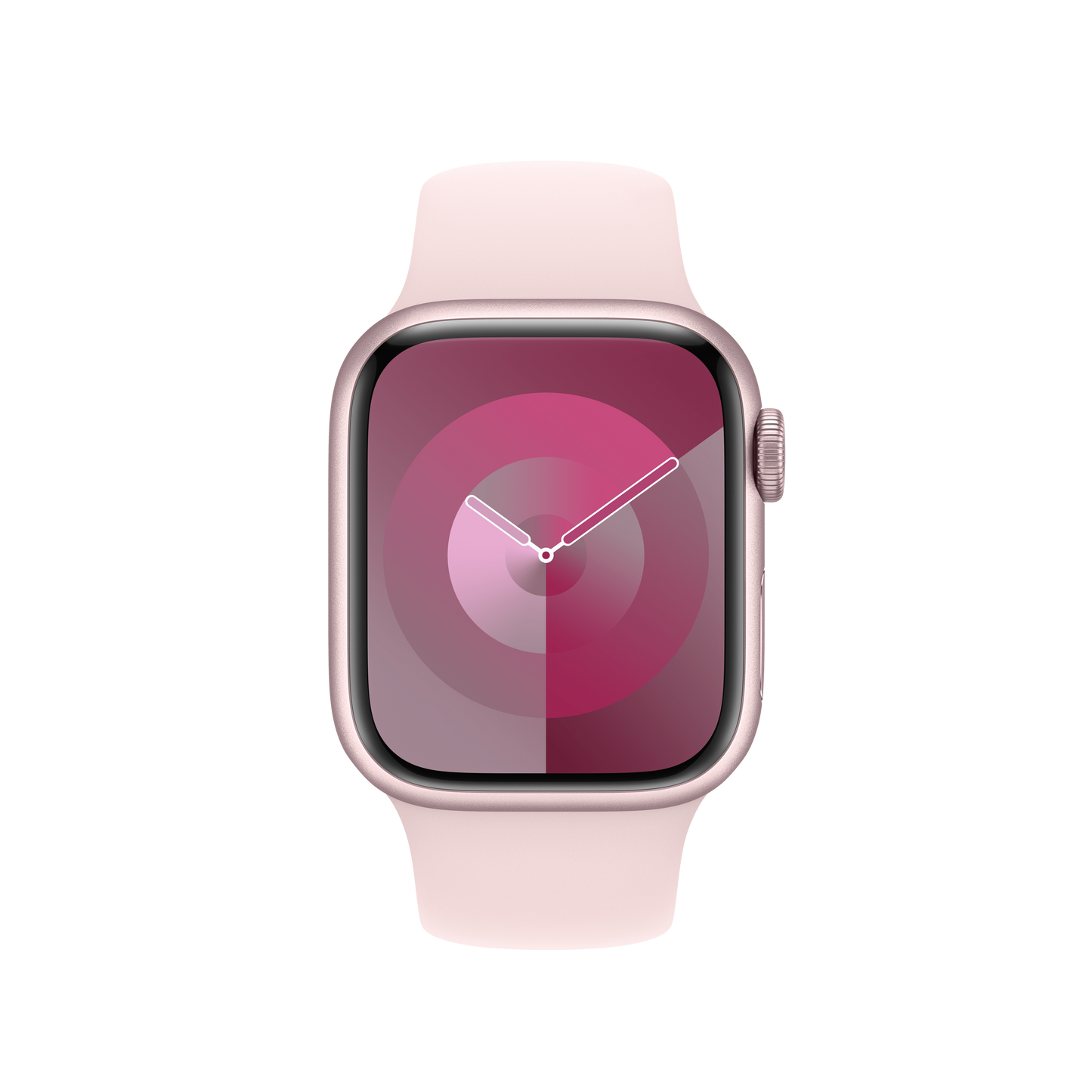 Apple pašček Sport Band S/M v nežno roza barvi za Apple Watch velikosti 41 mm - iSTYLE SI