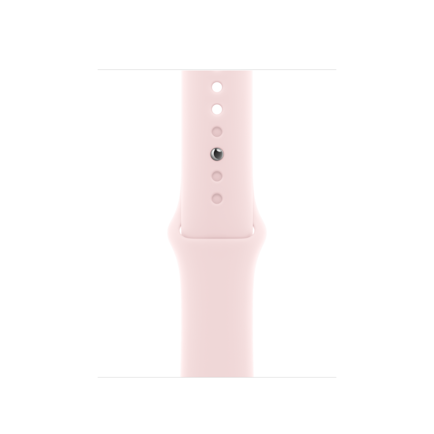 Apple pašček Sport Band S/M v nežno roza barvi za Apple Watch velikosti 41 mm - iSTYLE SI