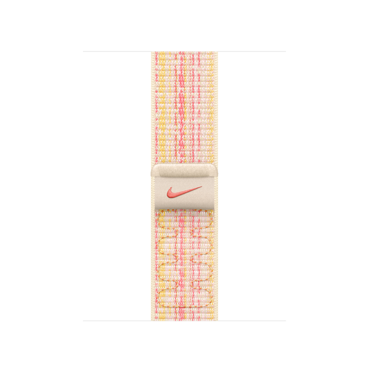 Apple pašček Nike Sport Loop v zvezdnati/roza barvi za Apple Watch velikosti 41 mm - iSTYLE SI