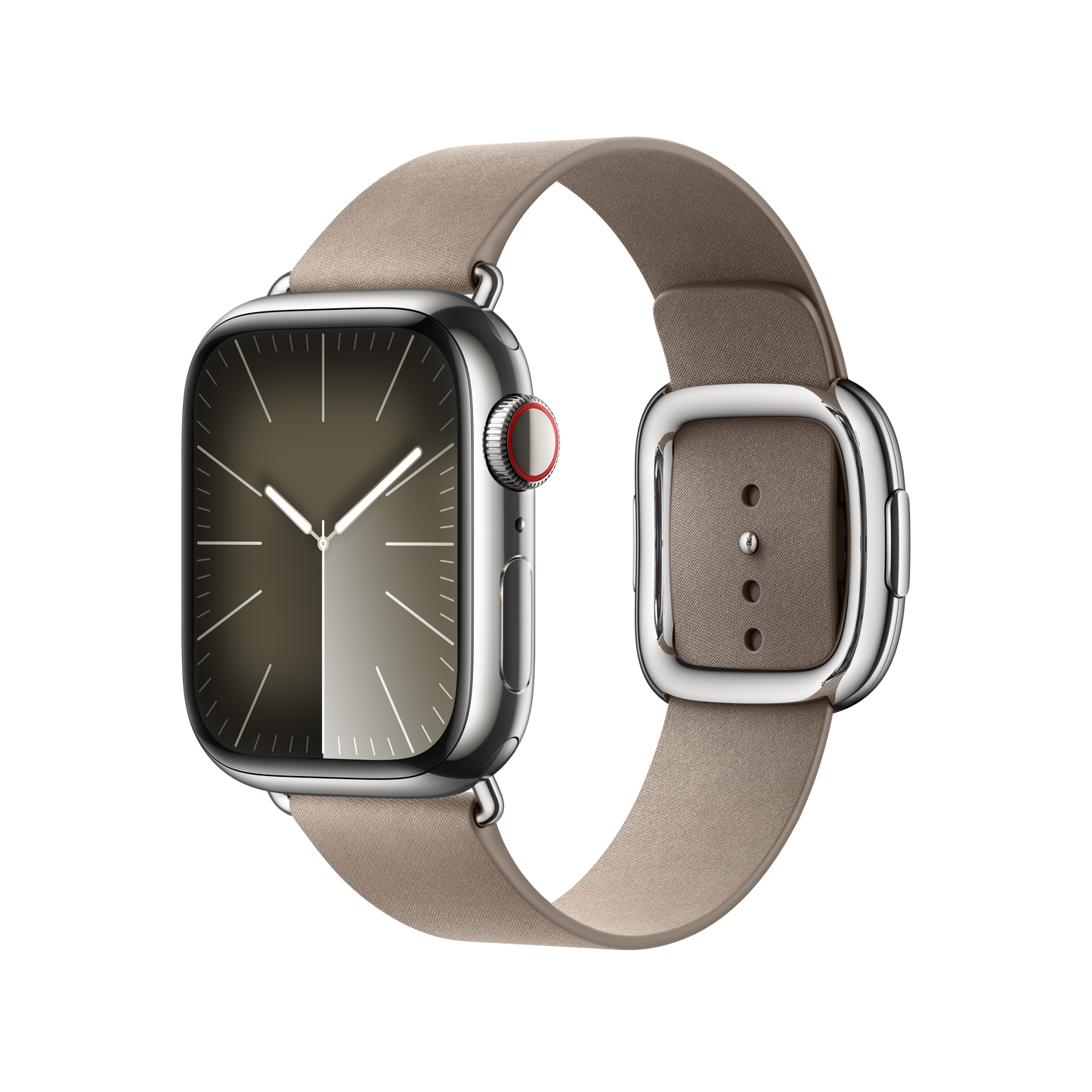 Apple pašček Modern Buckle Medium v rjavi barvi za Apple Watch velikosti 41 mm - iSTYLE SI