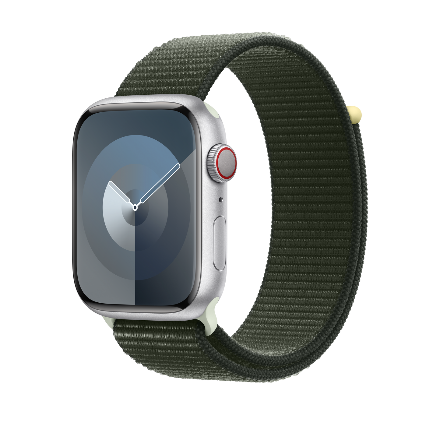 Apple pašček Sport Loop v barvi ciprese za Apple Watch velikosti 45 mm - iSTYLE SI