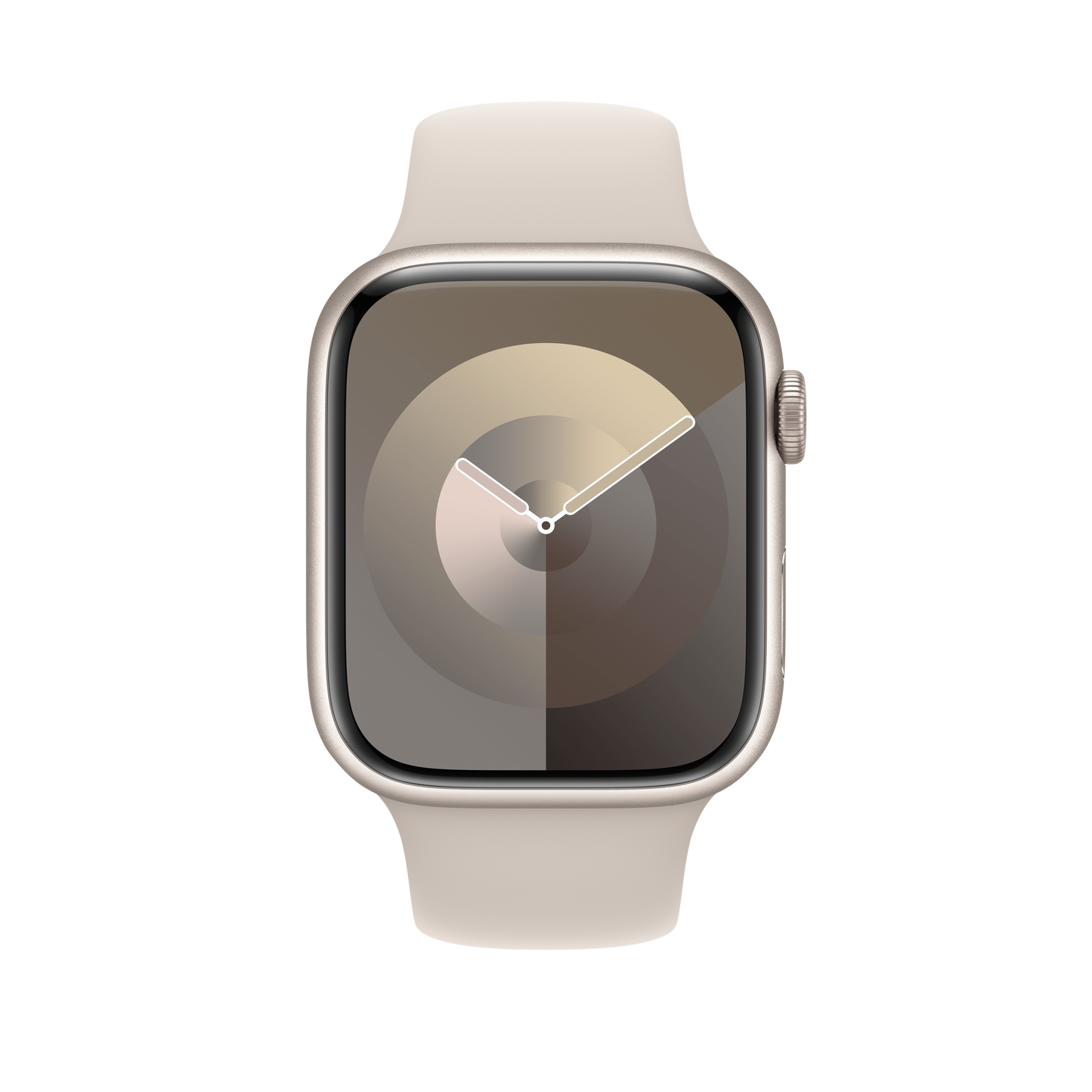 Apple pašček Sport Band S/M v zvezdnati barvi za Apple Watch velikosti 45 mm - iSTYLE SI
