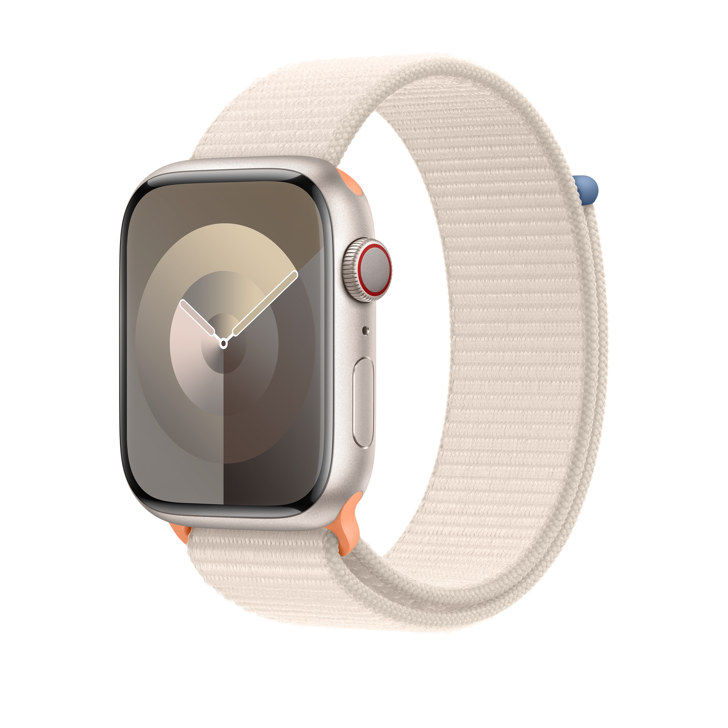 Apple pašček Sport Loop v zvezdnati barvi za Apple Watch velikosti 45 mm - iSTYLE SI