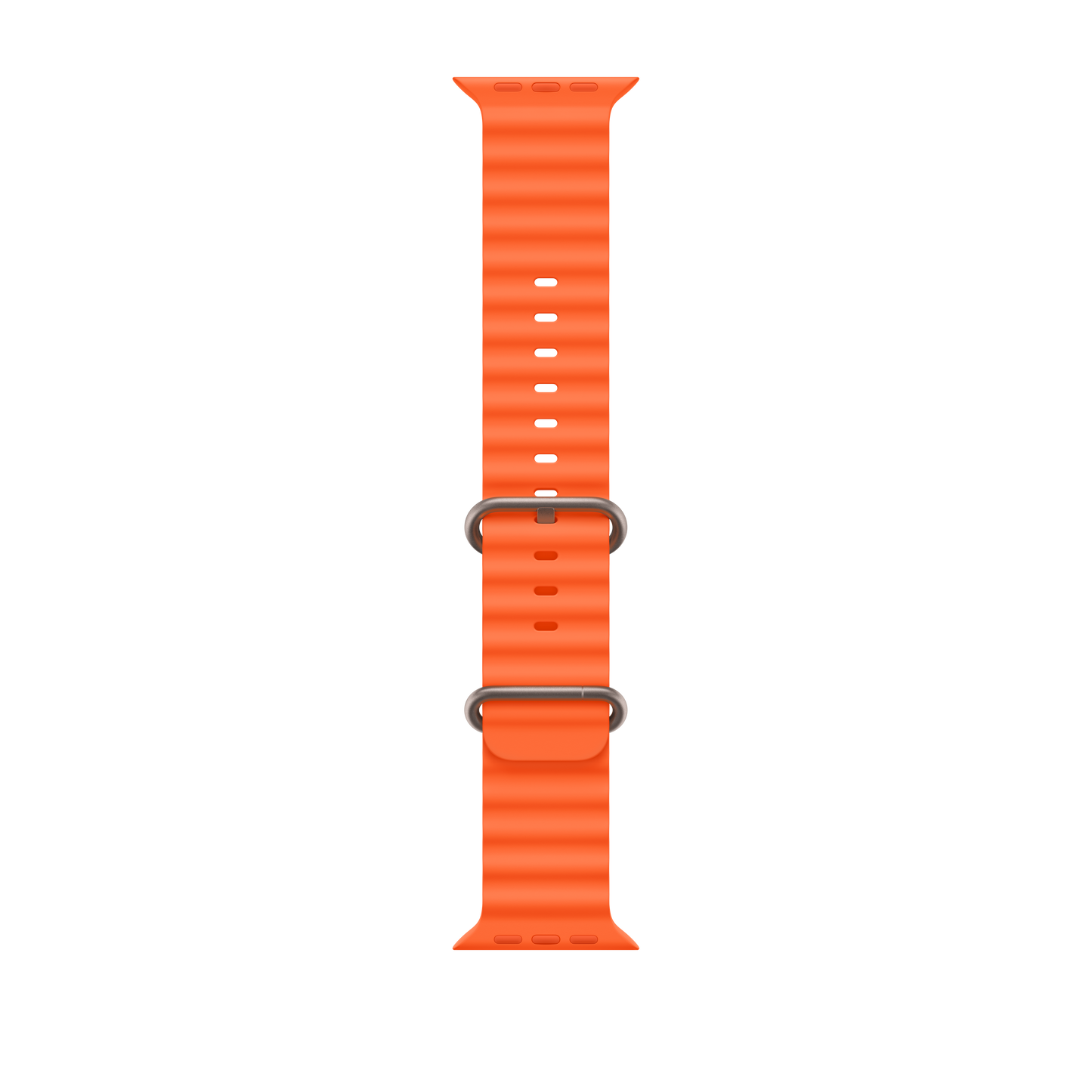 Apple pašček Ocean Band v oranžni barvi za Apple Watch velikosti 49 mm - iSTYLE SI