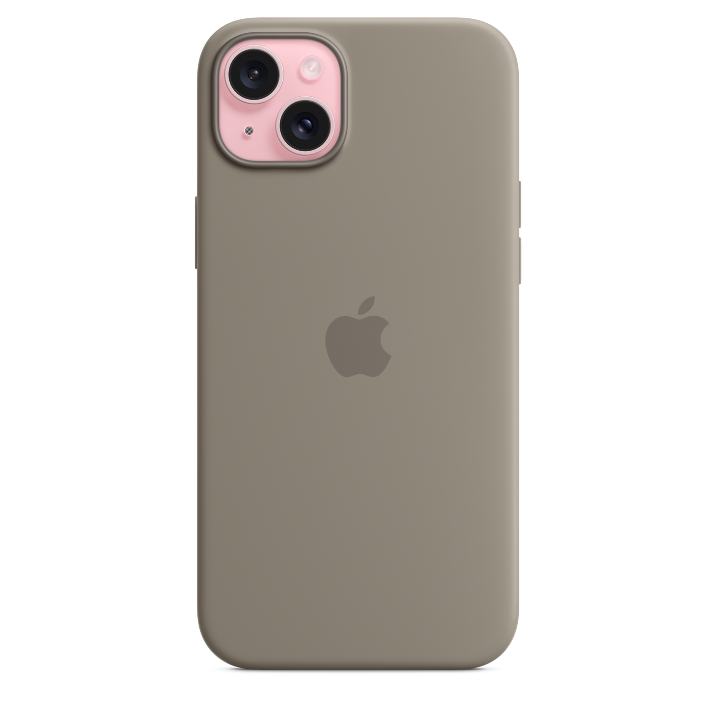 Apple silikonski ovitek z MagSafe za iPhone 15 Plus - glinena - iSTYLE SI