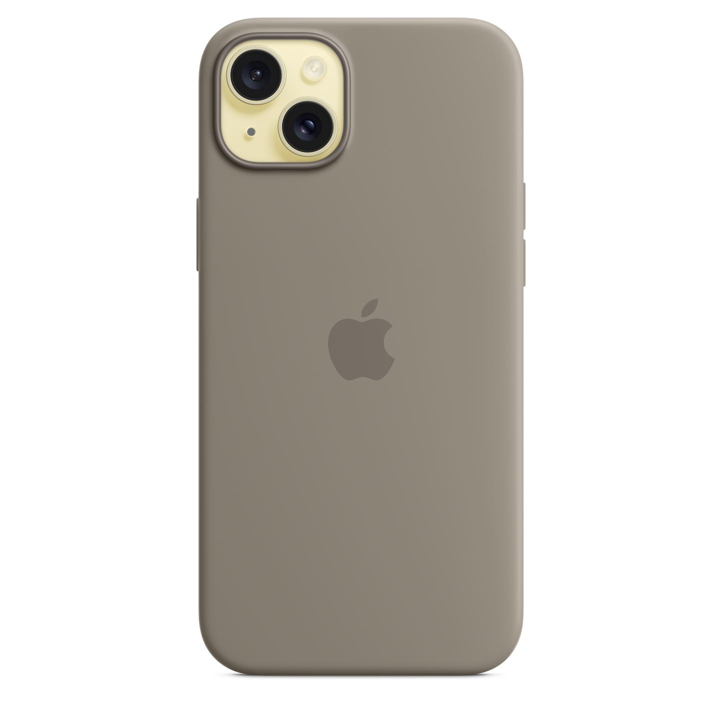 Apple silikonski ovitek z MagSafe za iPhone 15 Plus - glinena - iSTYLE SI