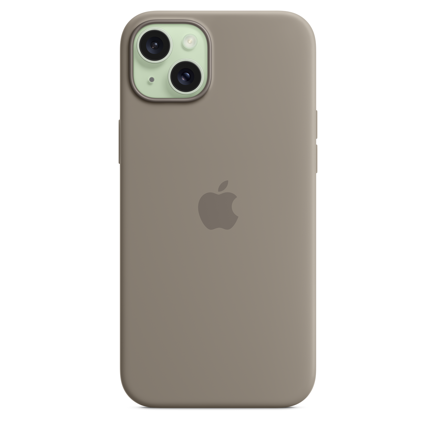 Apple silikonski ovitek z MagSafe za iPhone 15 Plus - glinena - iSTYLE SI