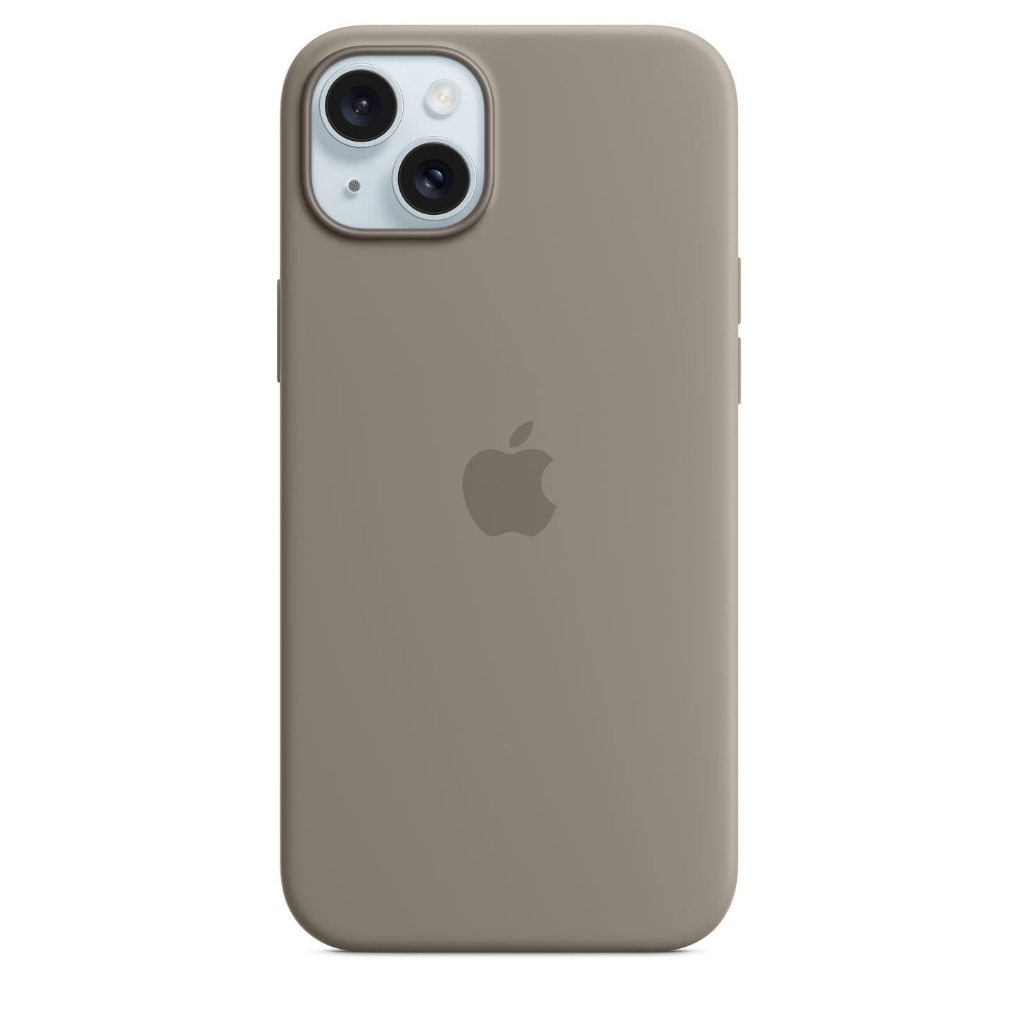 Apple silikonski ovitek z MagSafe za iPhone 15 Plus - glinena - iSTYLE SI