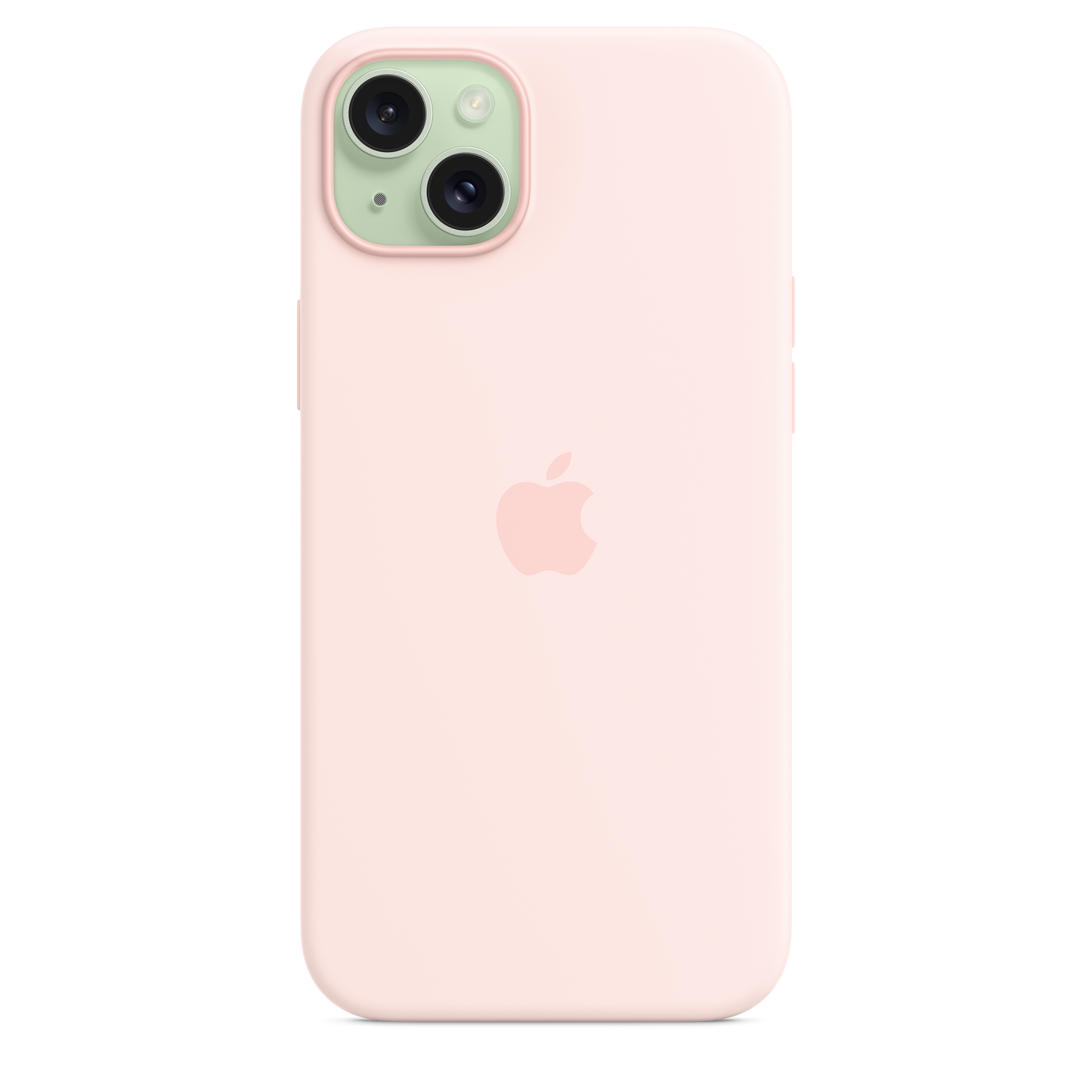 Apple silikonski ovitek z MagSafe za iPhone 15 Plus - nežno roza - iSTYLE SI