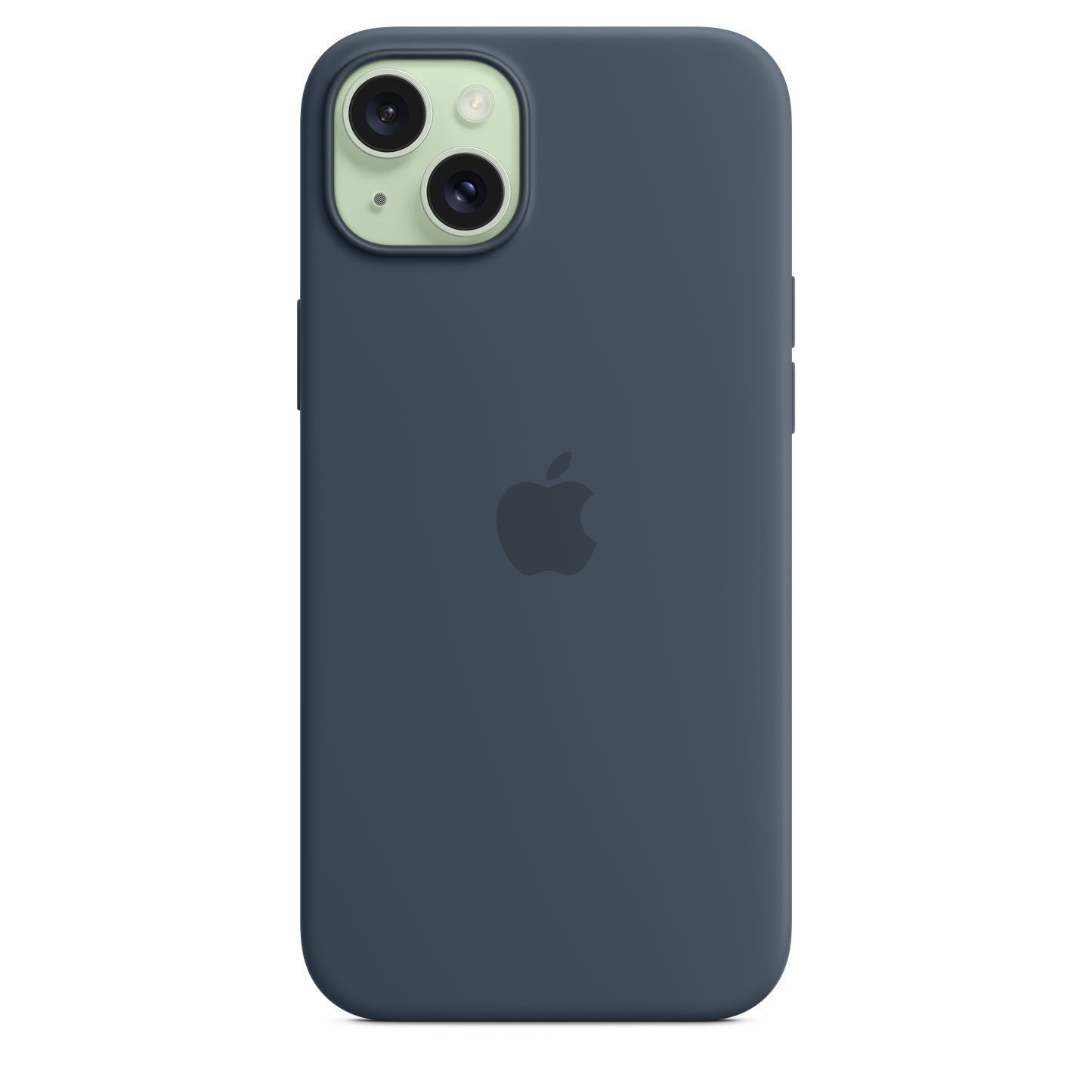 Apple silikonski ovitek z MagSafe za iPhone 15 Plus - nevihtno modra - iSTYLE SI