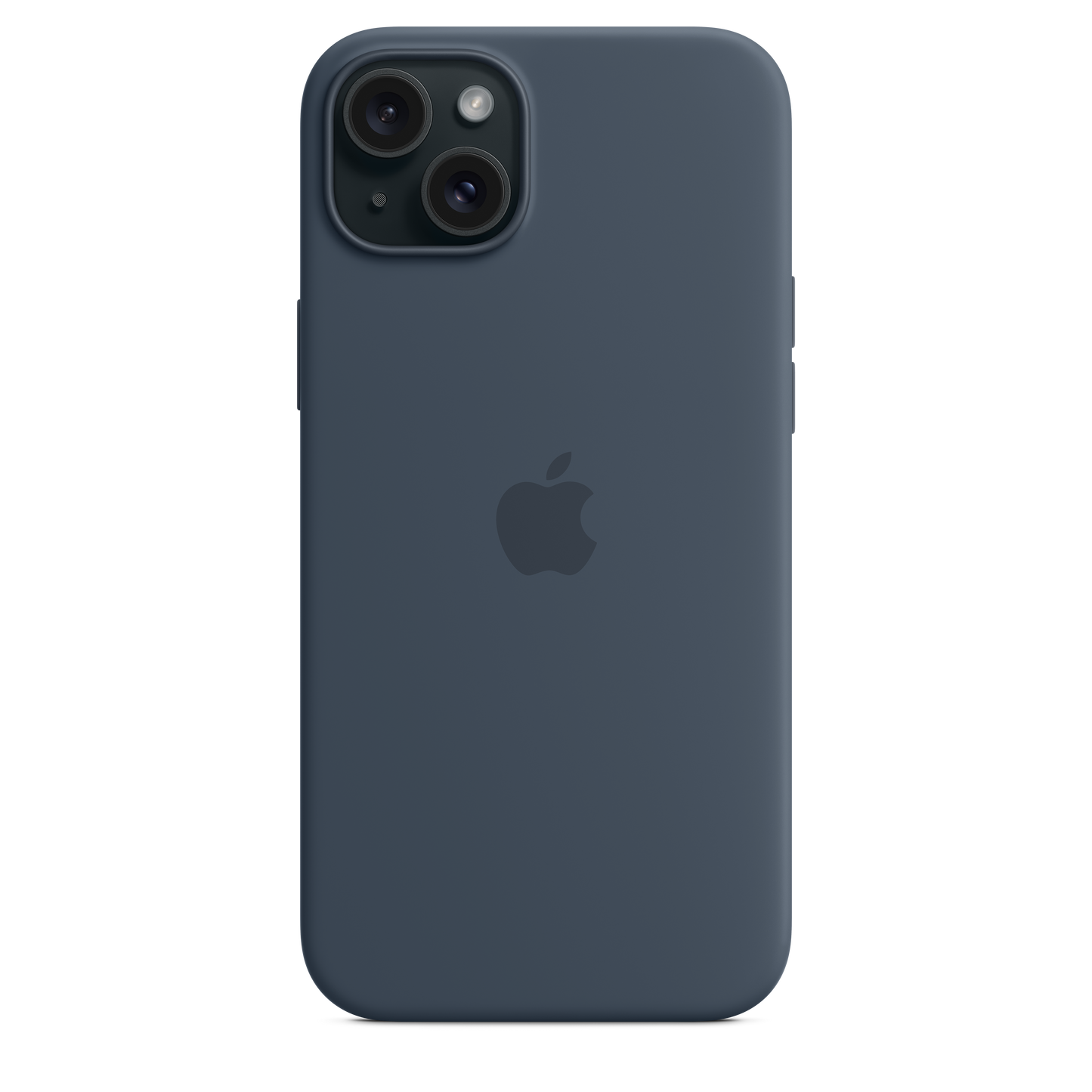 Apple silikonski ovitek z MagSafe za iPhone 15 Plus - nevihtno modra - iSTYLE SI