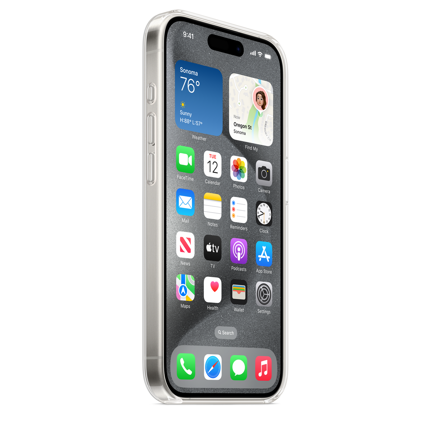 Apple prozorni ovitek z MagSafe za iPhone 15 Pro - iSTYLE SI