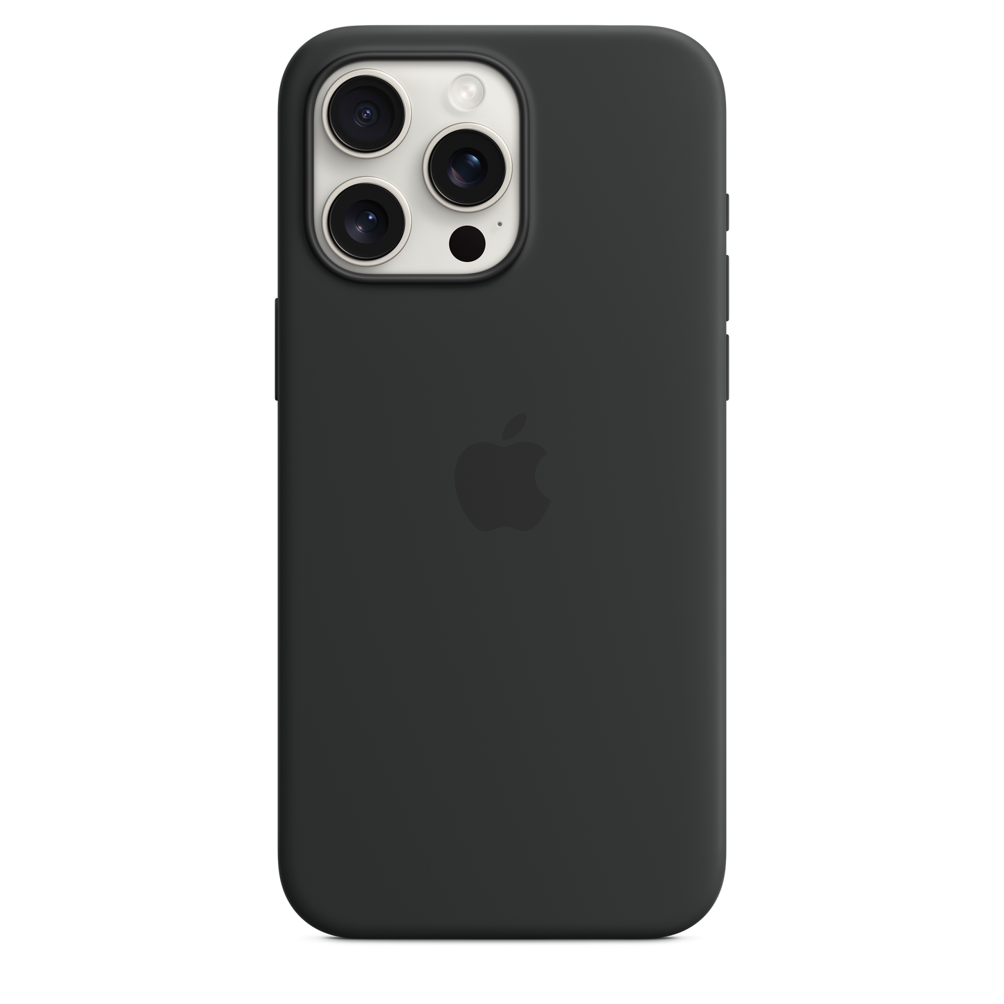 Apple silikonski ovitek z MagSafe za iPhone 15 Pro Max - črna - iSTYLE SI
