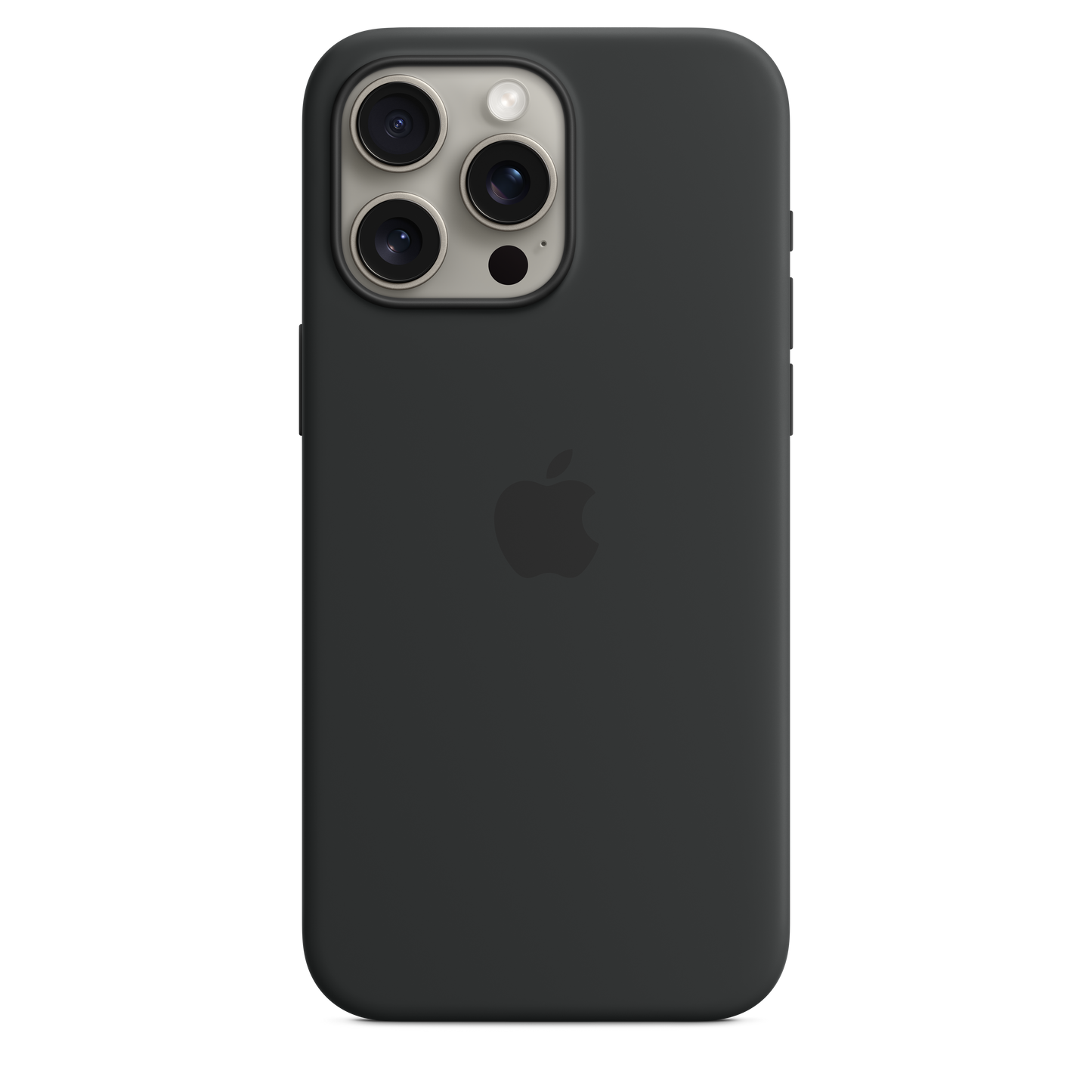 Apple silikonski ovitek z MagSafe za iPhone 15 Pro Max - črna - iSTYLE SI