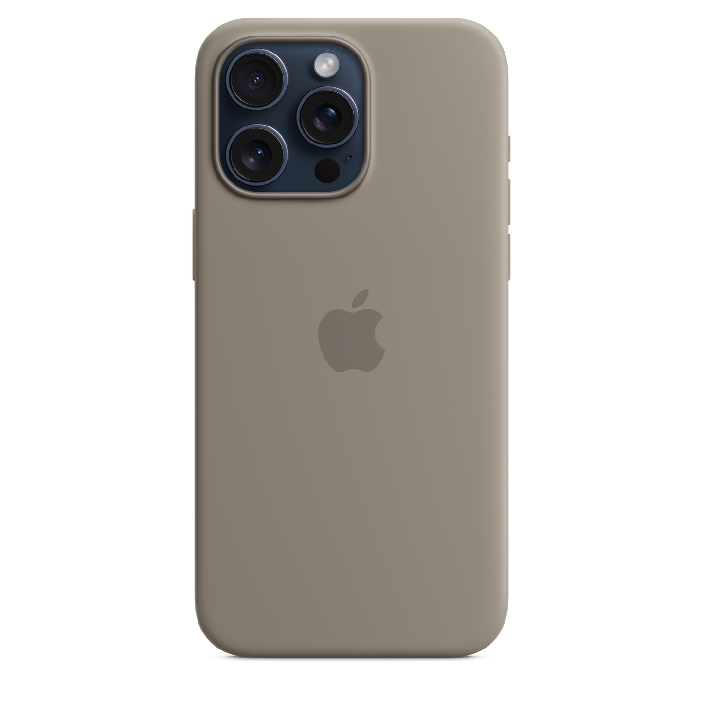 Apple silikonski ovitek z MagSafe za iPhone 15 Pro Max - glinena - iSTYLE SI