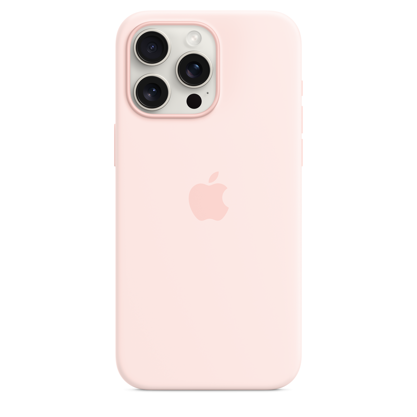 Apple silikonski ovitek z MagSafe za iPhone 15 Pro Max - nežno roza - iSTYLE SI