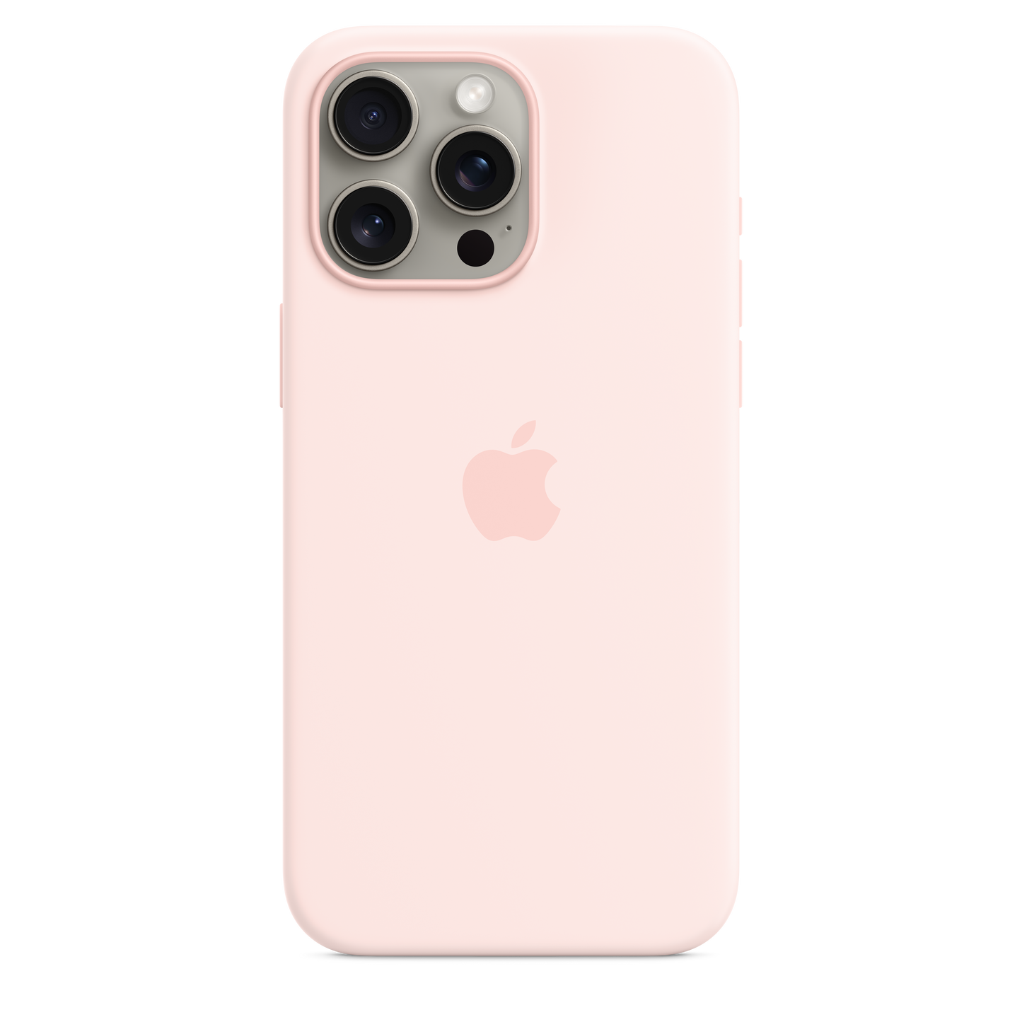 Apple silikonski ovitek z MagSafe za iPhone 15 Pro Max - nežno roza - iSTYLE SI