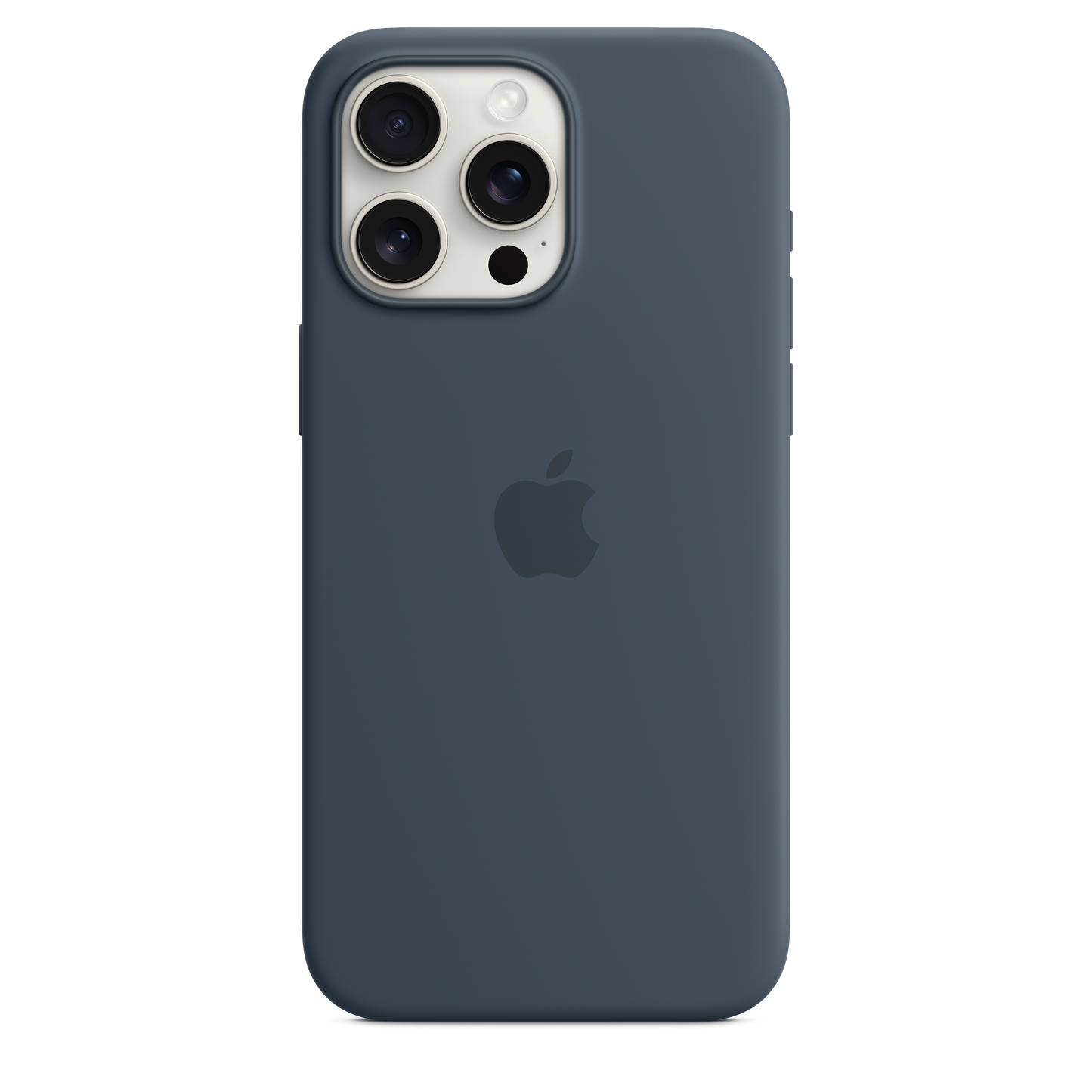 Apple silikonski ovitek z MagSafe za iPhone 15 Pro Max - nevihtno modra - iSTYLE SI