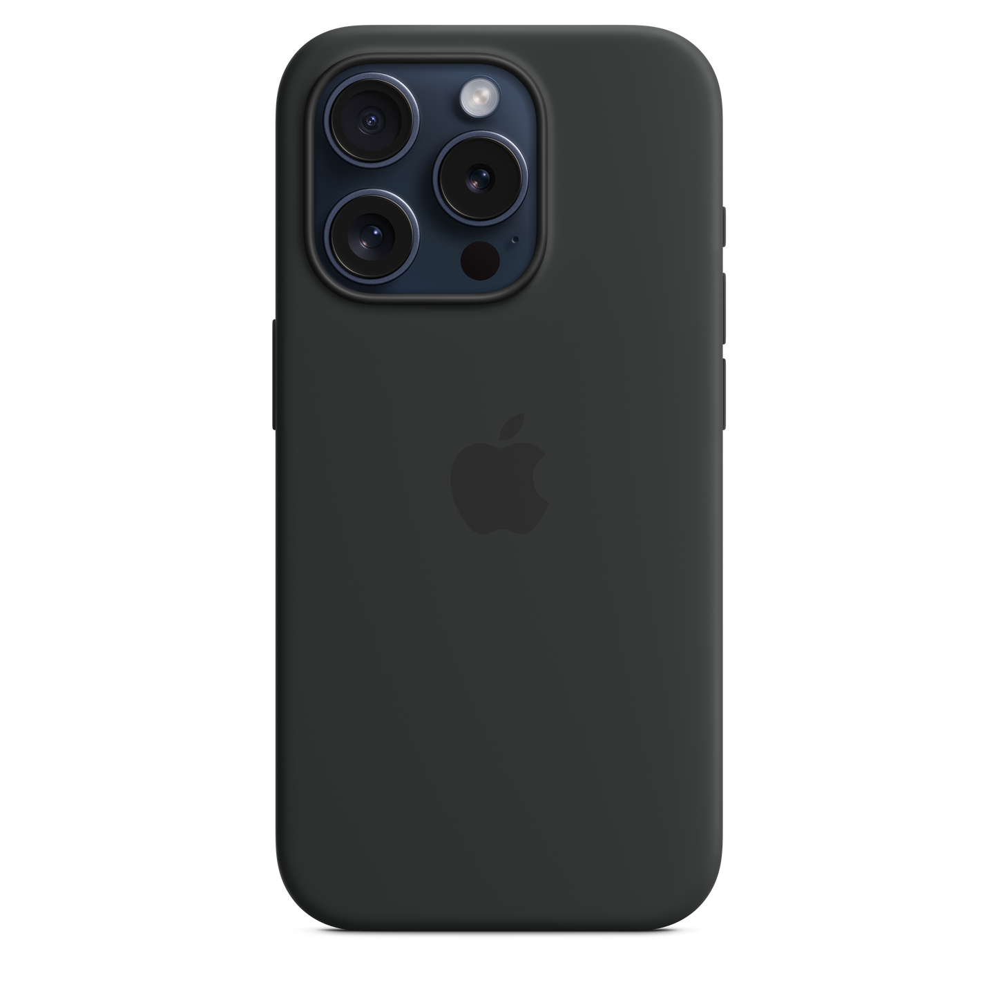 Apple silikonski ovitek z MagSafe za iPhone 15 Pro - črna - iSTYLE SI