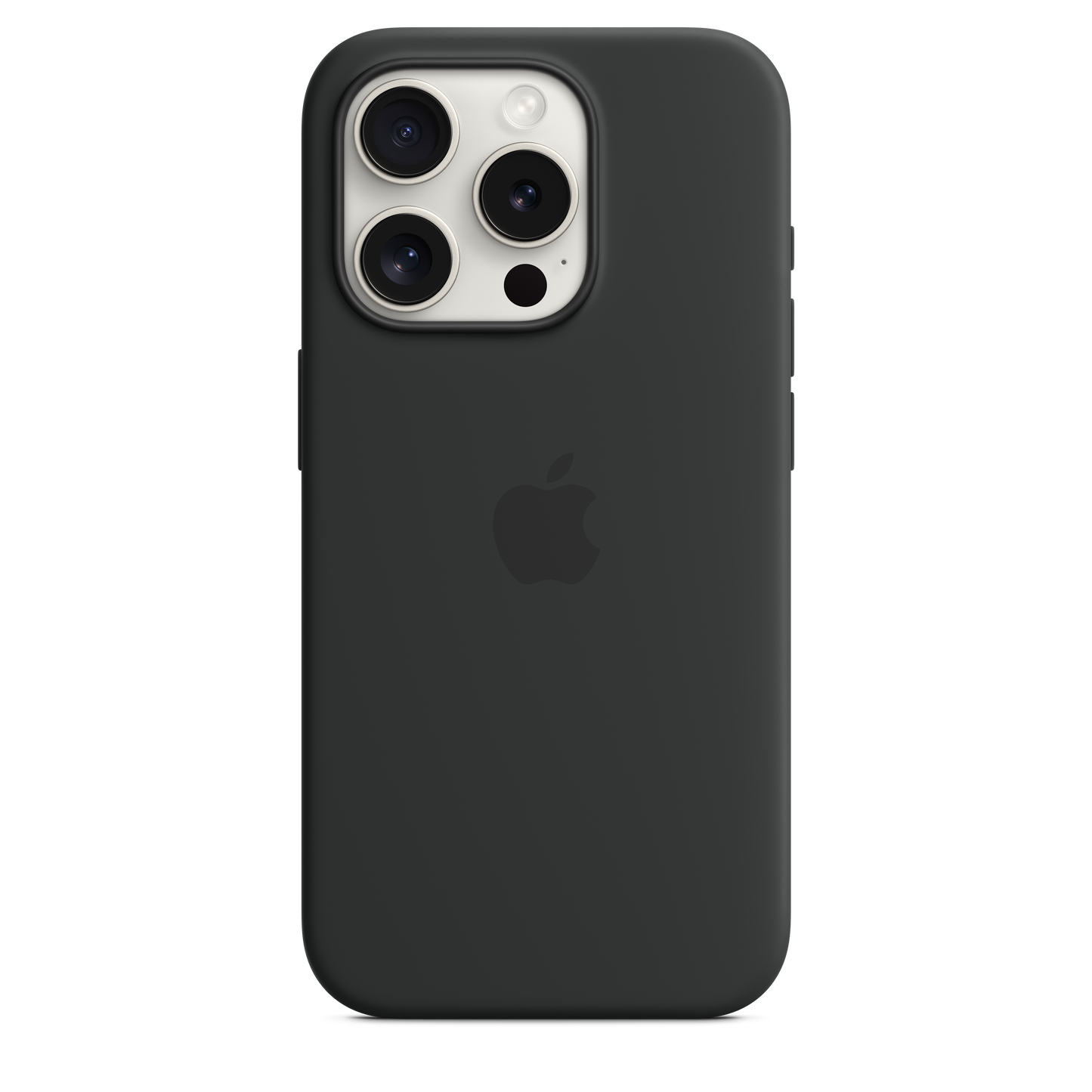 Apple silikonski ovitek z MagSafe za iPhone 15 Pro - črna - iSTYLE SI