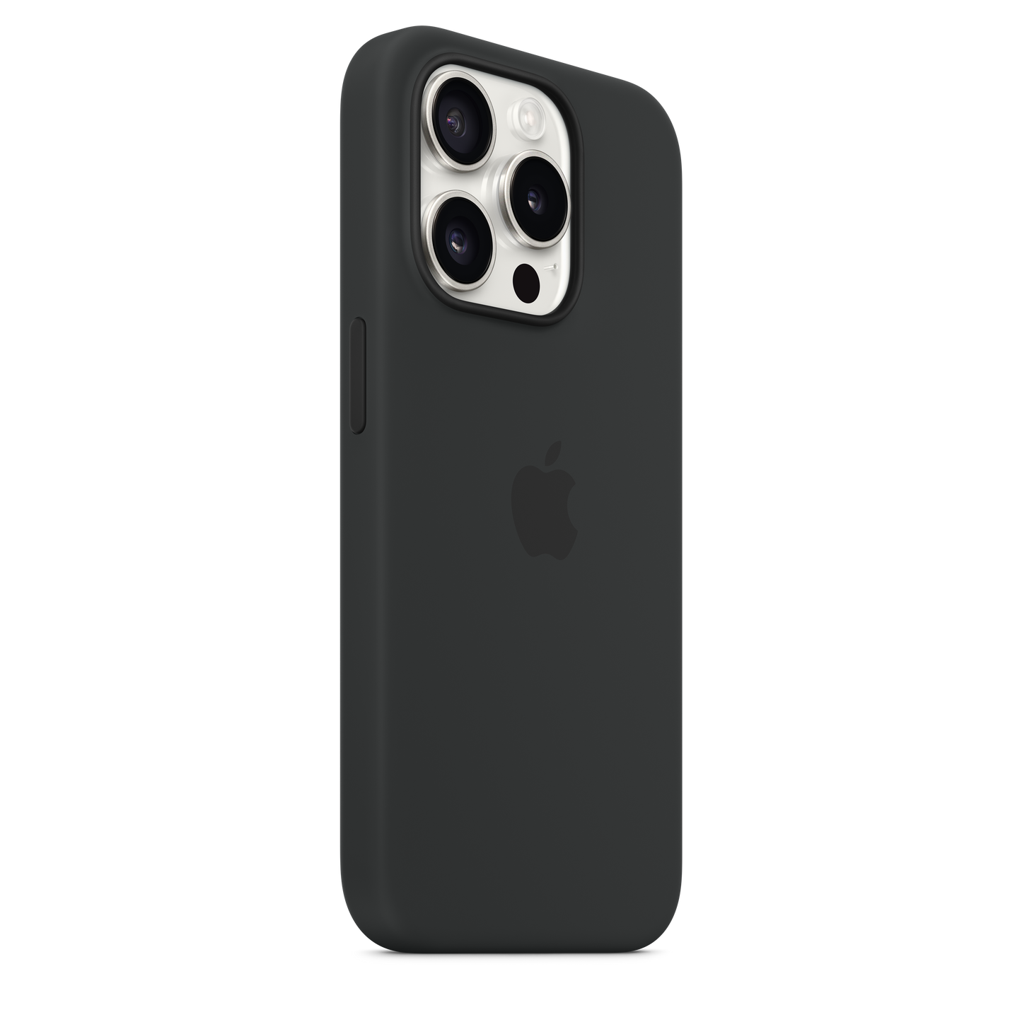 Apple silikonski ovitek z MagSafe za iPhone 15 Pro - črna - iSTYLE SI