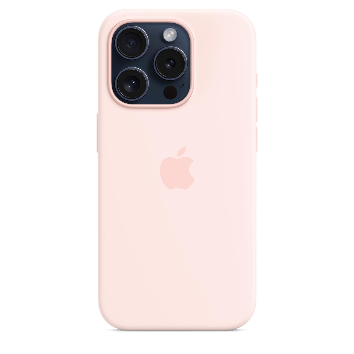 Apple silikonski ovitek z MagSafe za iPhone 15 Pro - nežno roza - iSTYLE SI