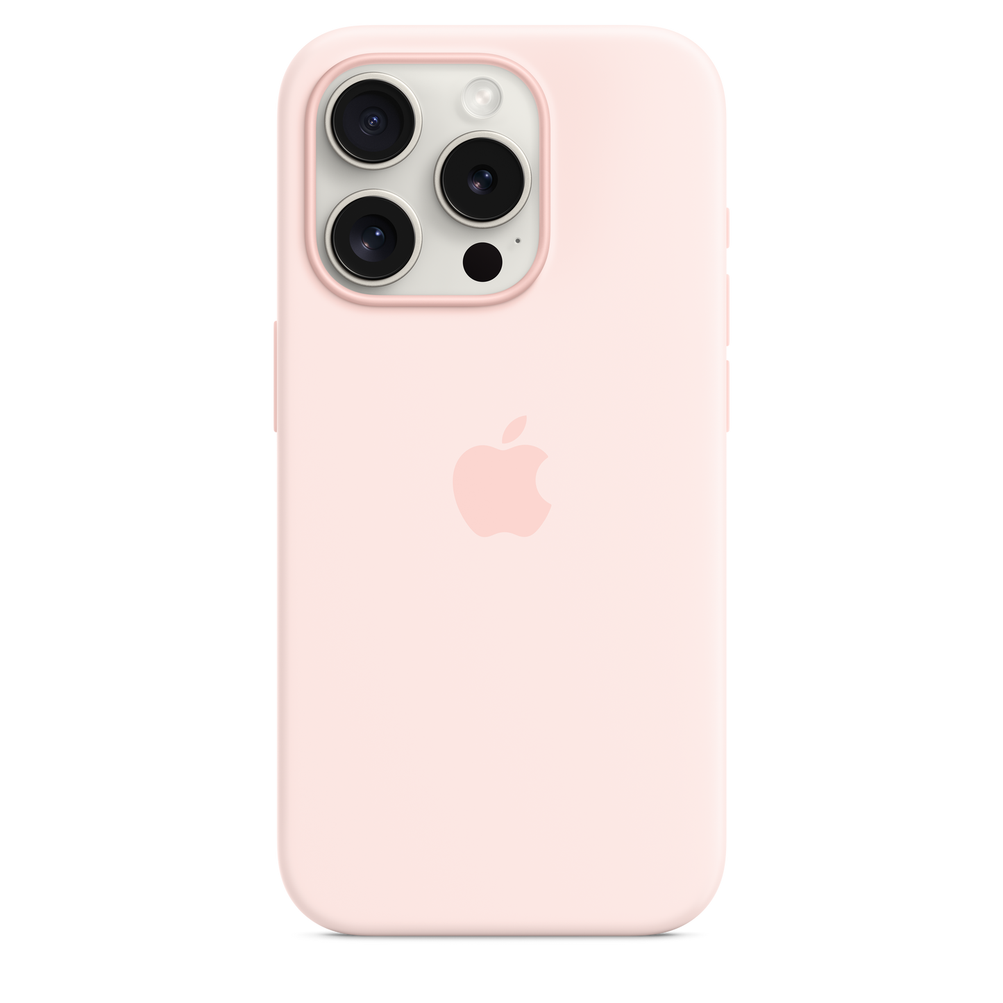 Apple silikonski ovitek z MagSafe za iPhone 15 Pro - nežno roza - iSTYLE SI