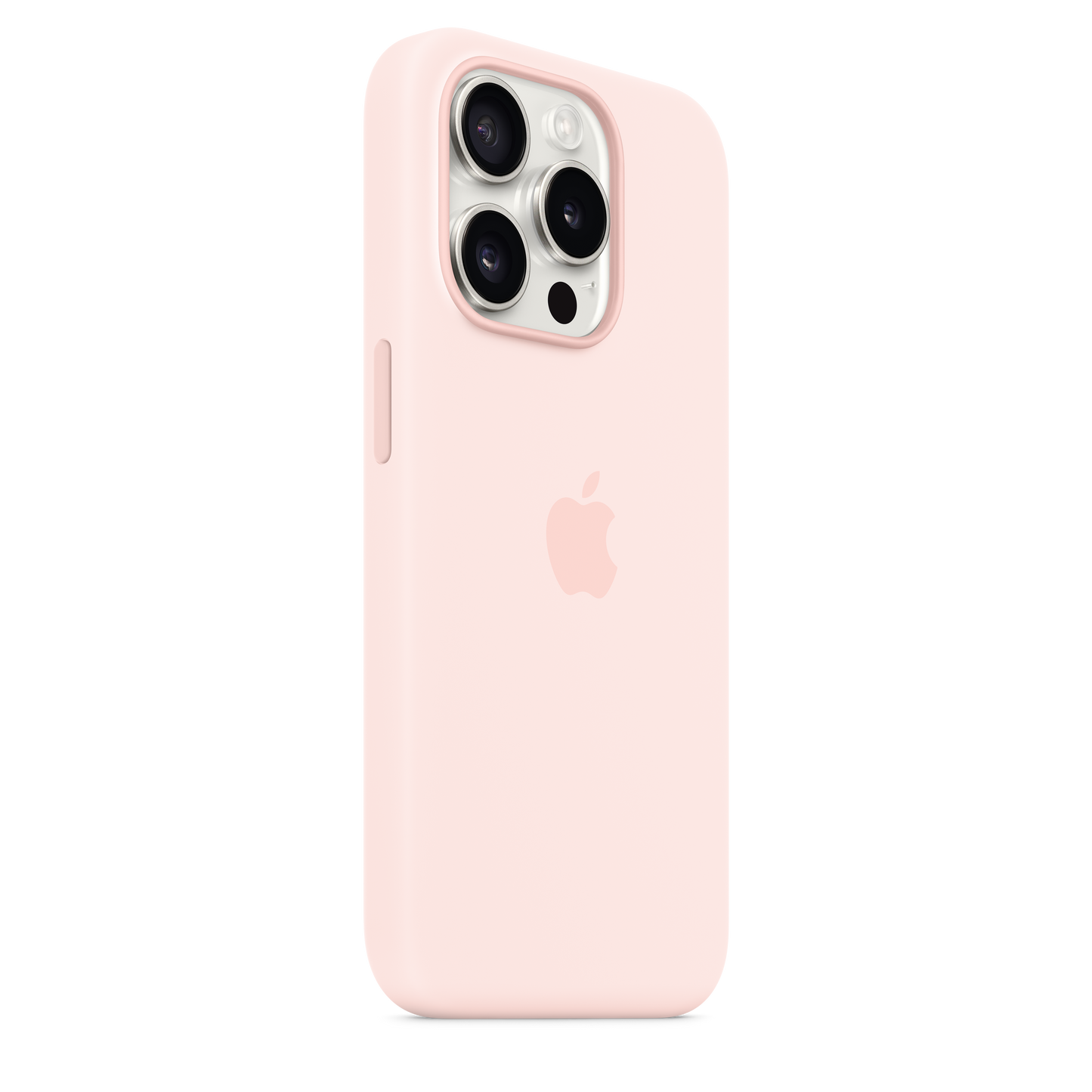 Apple silikonski ovitek z MagSafe za iPhone 15 Pro - nežno roza - iSTYLE SI