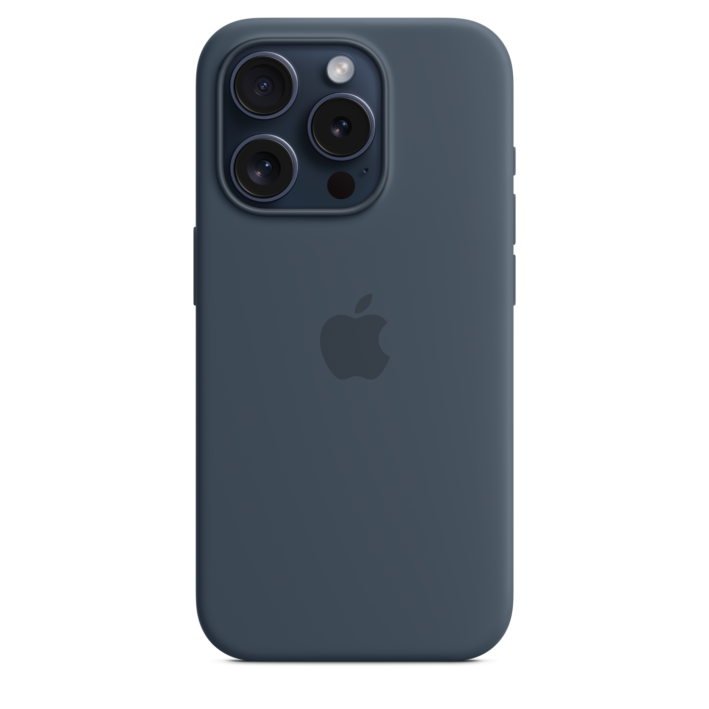 Apple silikonski ovitek z MagSafe za iPhone 15 Pro - nevihtno modra - iSTYLE SI