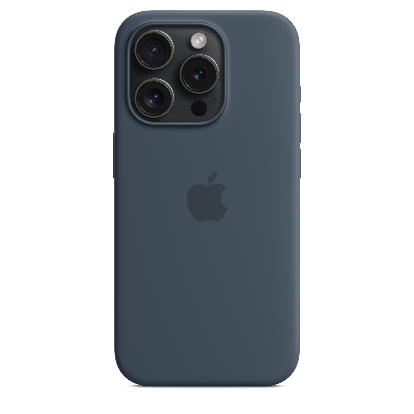 Apple silikonski ovitek z MagSafe za iPhone 15 Pro - nevihtno modra - iSTYLE SI