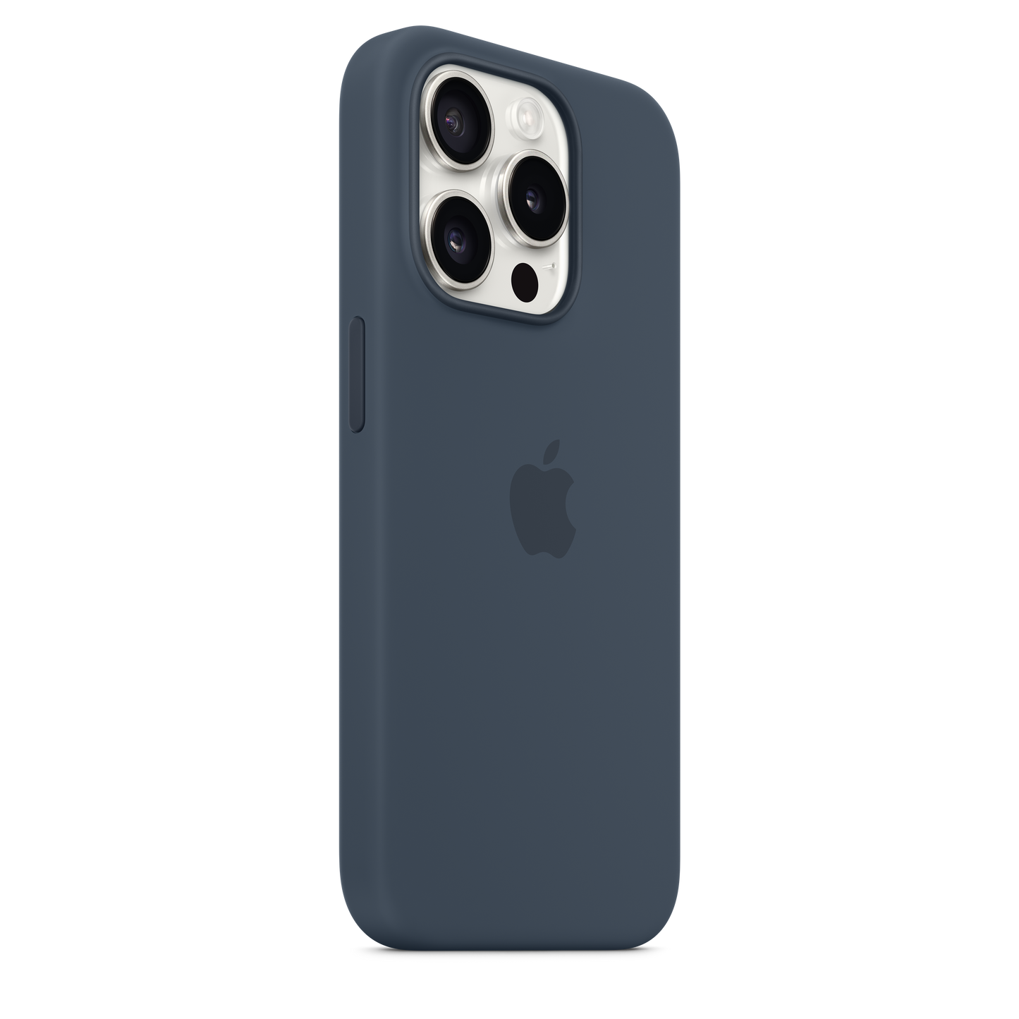 Apple silikonski ovitek z MagSafe za iPhone 15 Pro - nevihtno modra - iSTYLE SI