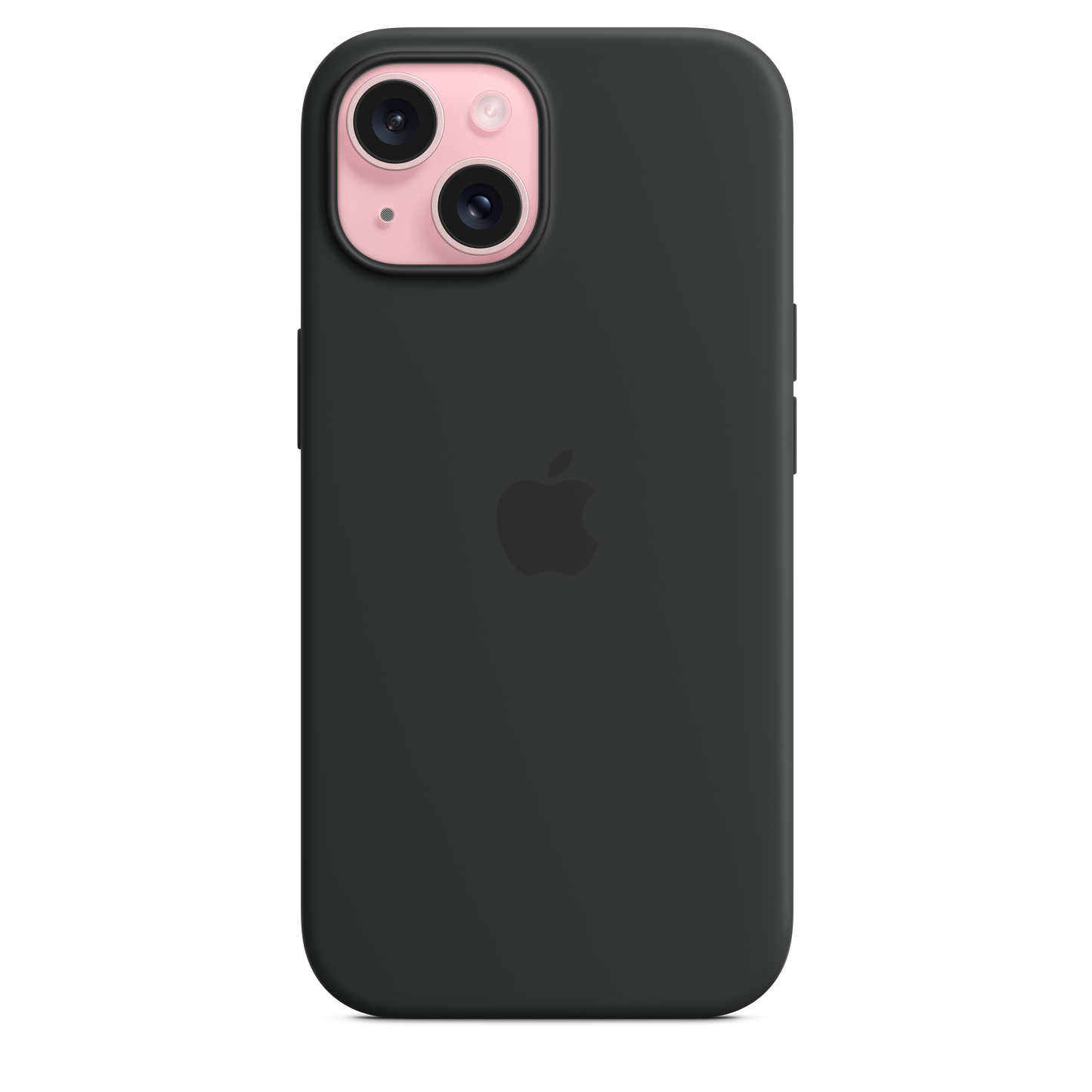 Apple silikonski ovitek z MagSafe za iPhone 15 - črna - iSTYLE SI