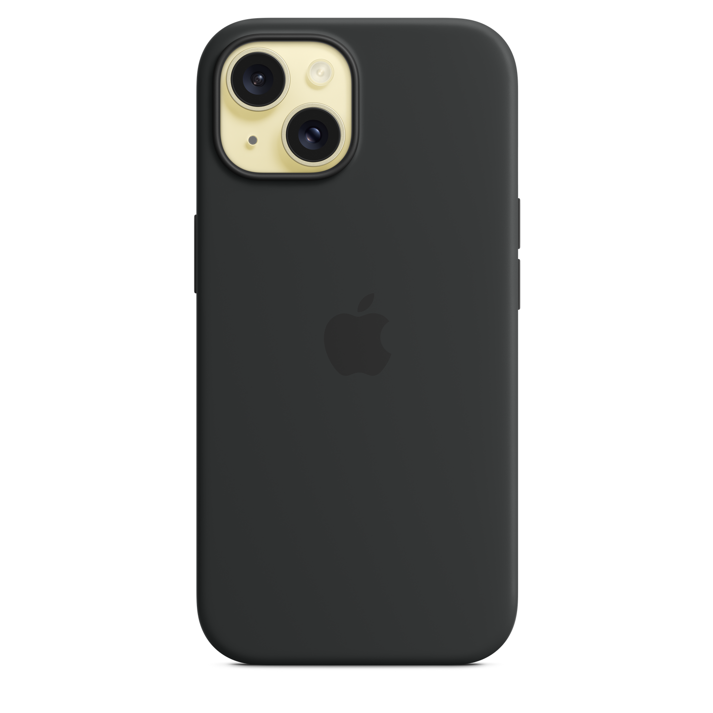 Apple silikonski ovitek z MagSafe za iPhone 15 - črna - iSTYLE SI