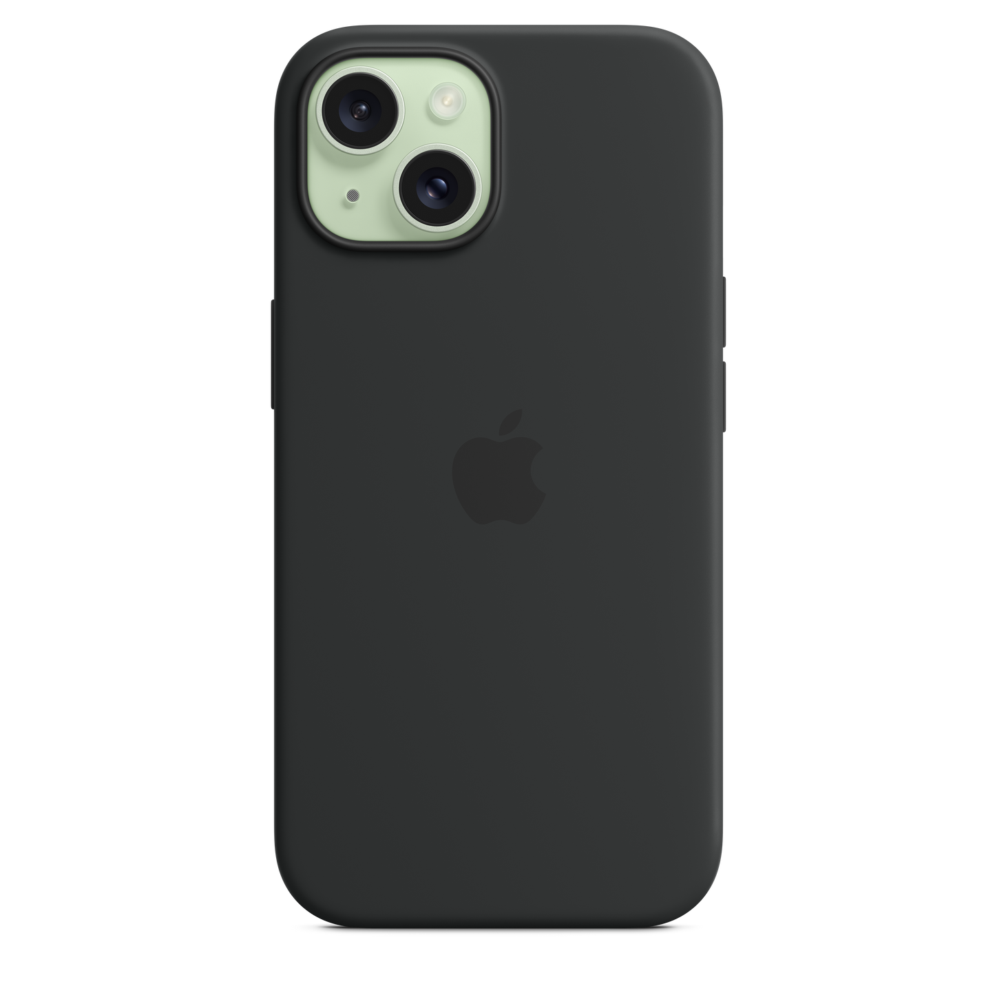 Apple silikonski ovitek z MagSafe za iPhone 15 - črna - iSTYLE SI