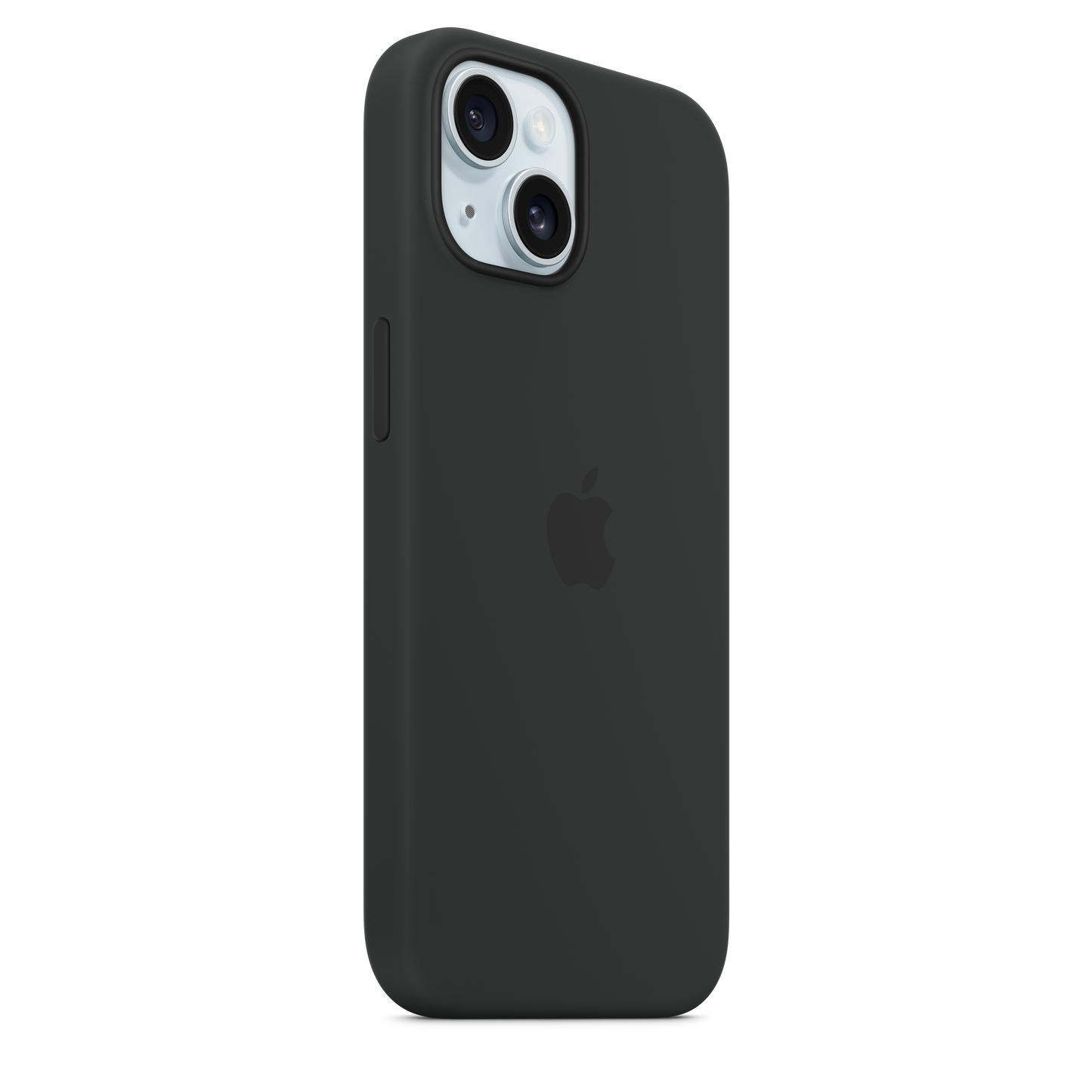 Apple silikonski ovitek z MagSafe za iPhone 15 - črna - iSTYLE SI