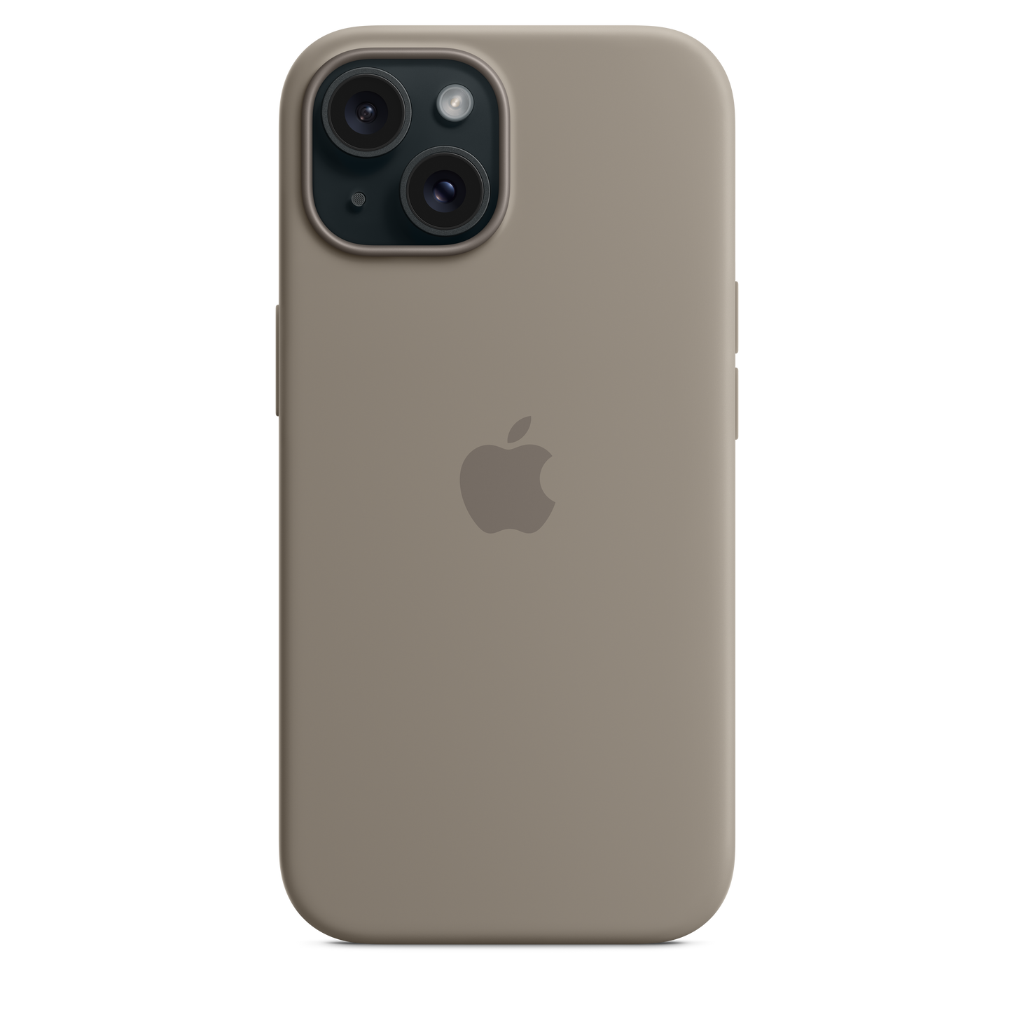 Apple silikonski ovitek z MagSafe za iPhone 15 - glinena - iSTYLE SI