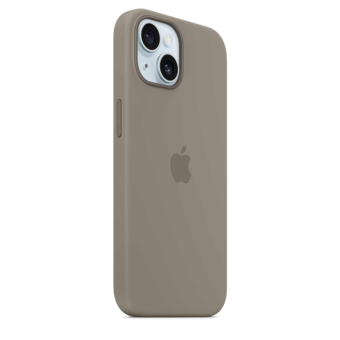 Apple silikonski ovitek z MagSafe za iPhone 15 - glinena - iSTYLE SI