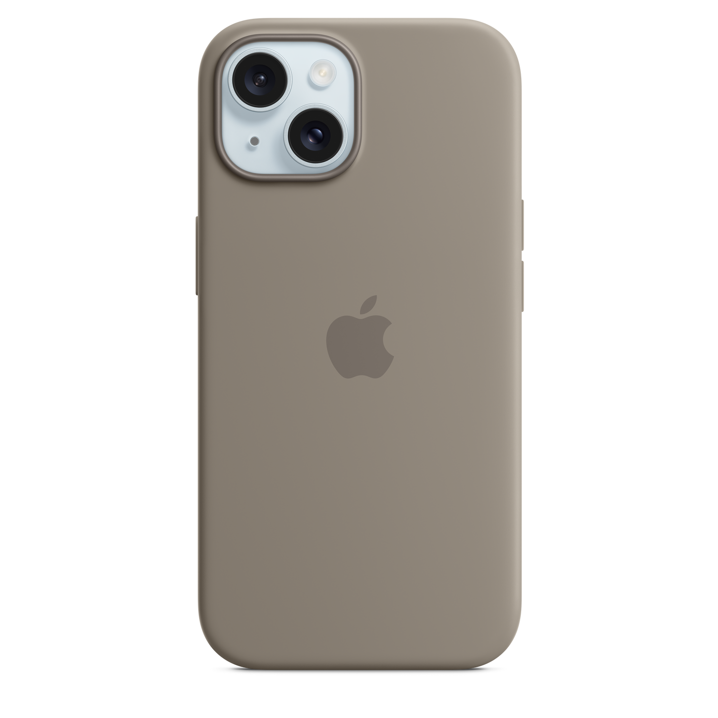Apple silikonski ovitek z MagSafe za iPhone 15 - glinena - iSTYLE SI
