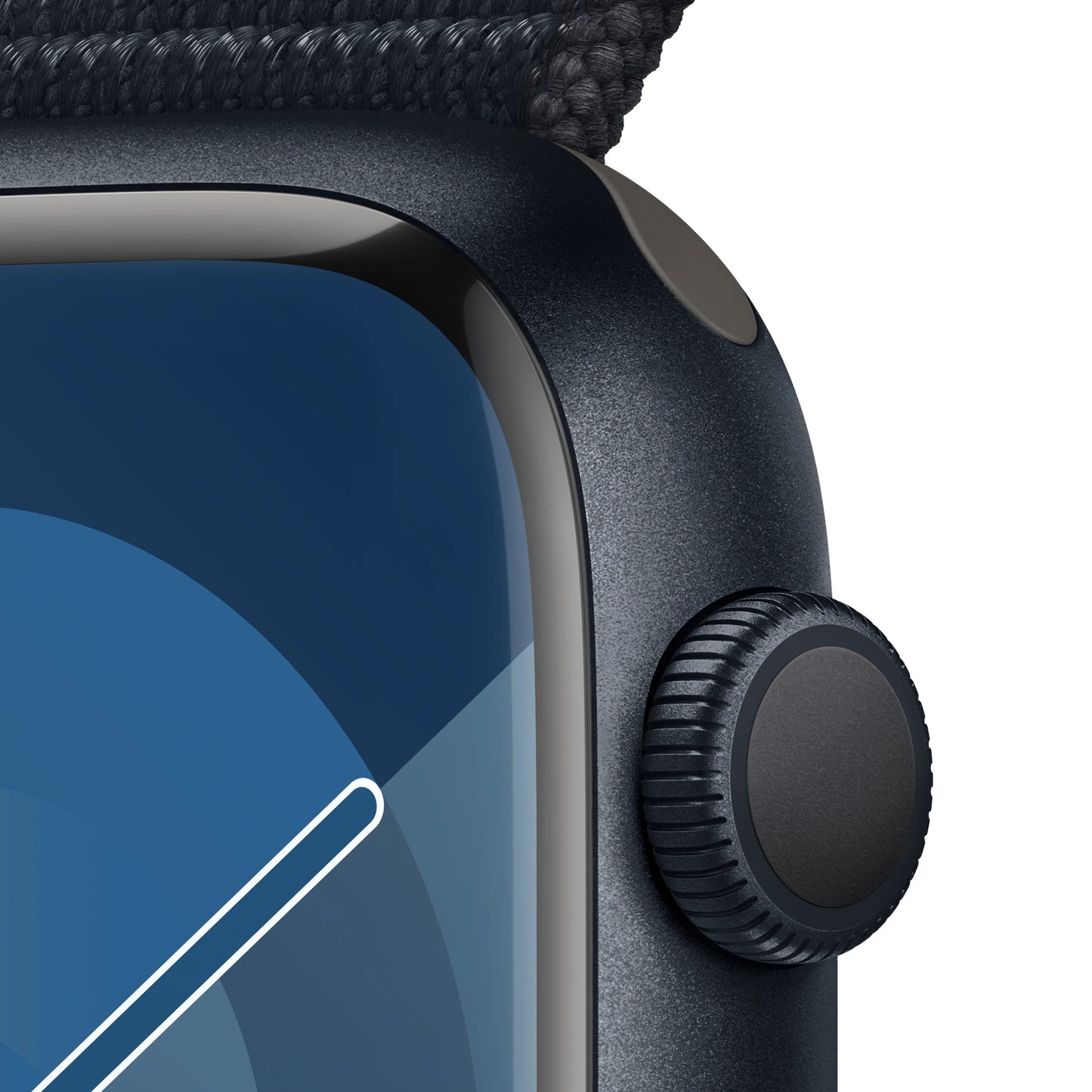Apple Watch Series 9: GPS, 45mm, ohišje iz aluminija v polnočni barvi, pašček Sport Loop v polnočni barvi - iSTYLE SI