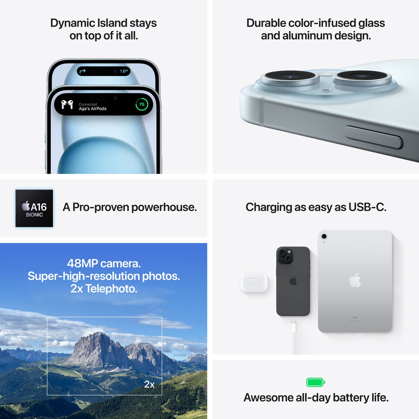 iPhone 15 Plus: 128 GB - zelen - iSTYLE SI