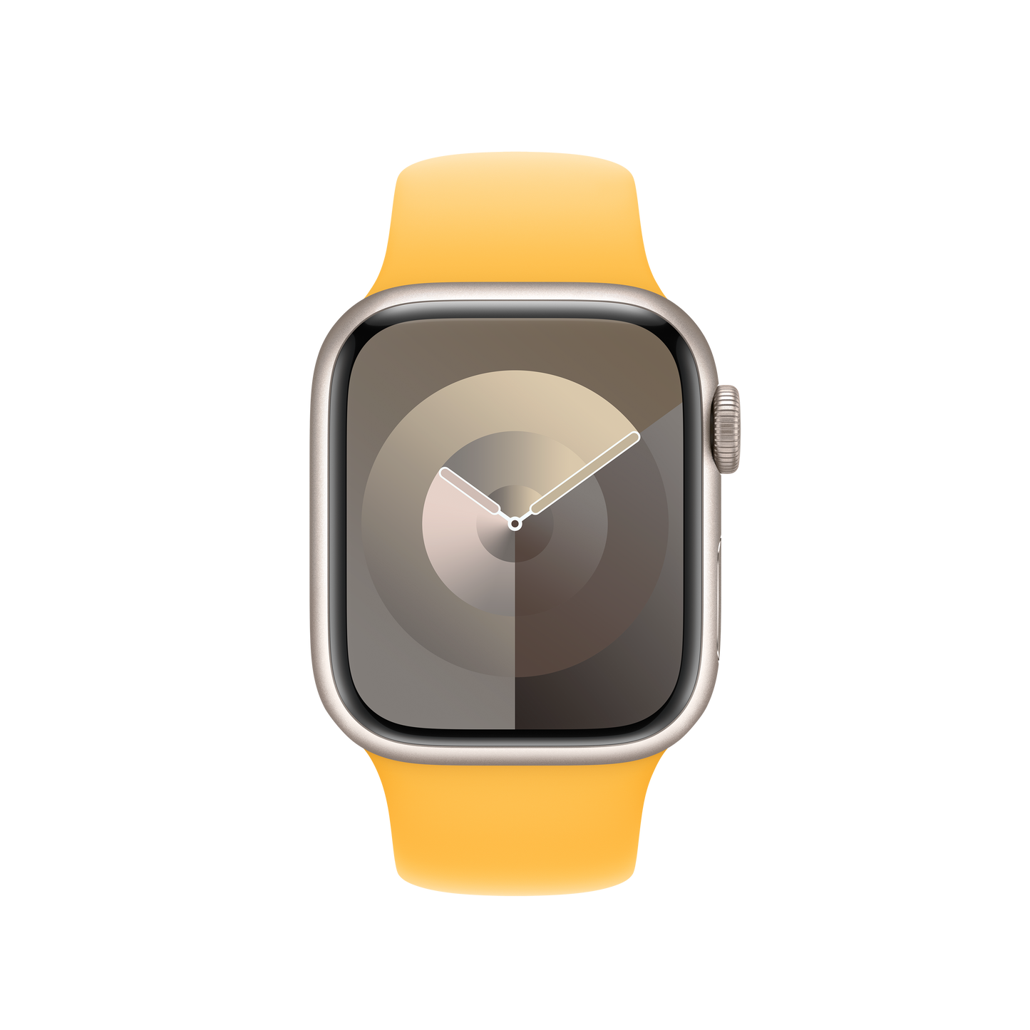 Apple pašček Sport Band M/L v sončno rumeni barvi za Apple Watch velikosti 41 mm - iSTYLE SI