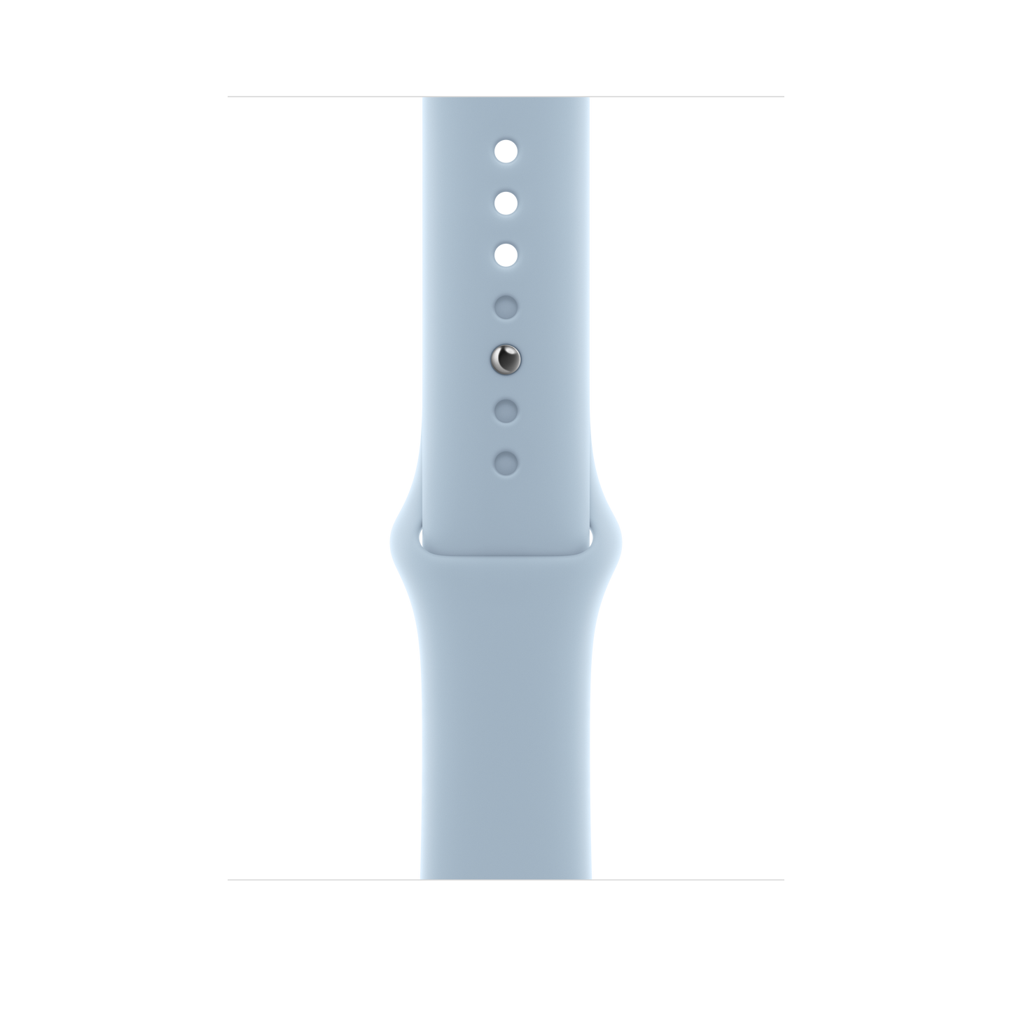 Apple pašček Sport Band M/L v nežno modra barvi za Apple Watch velikosti 45 mm - iSTYLE SI