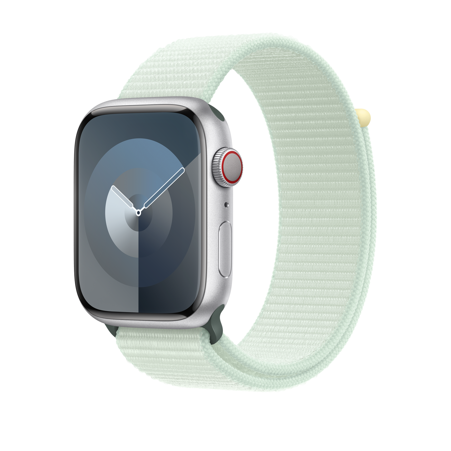 Apple pašček Sport Loop v barvi nežne mete za Apple Watch velikosti 45 mm - iSTYLE SI