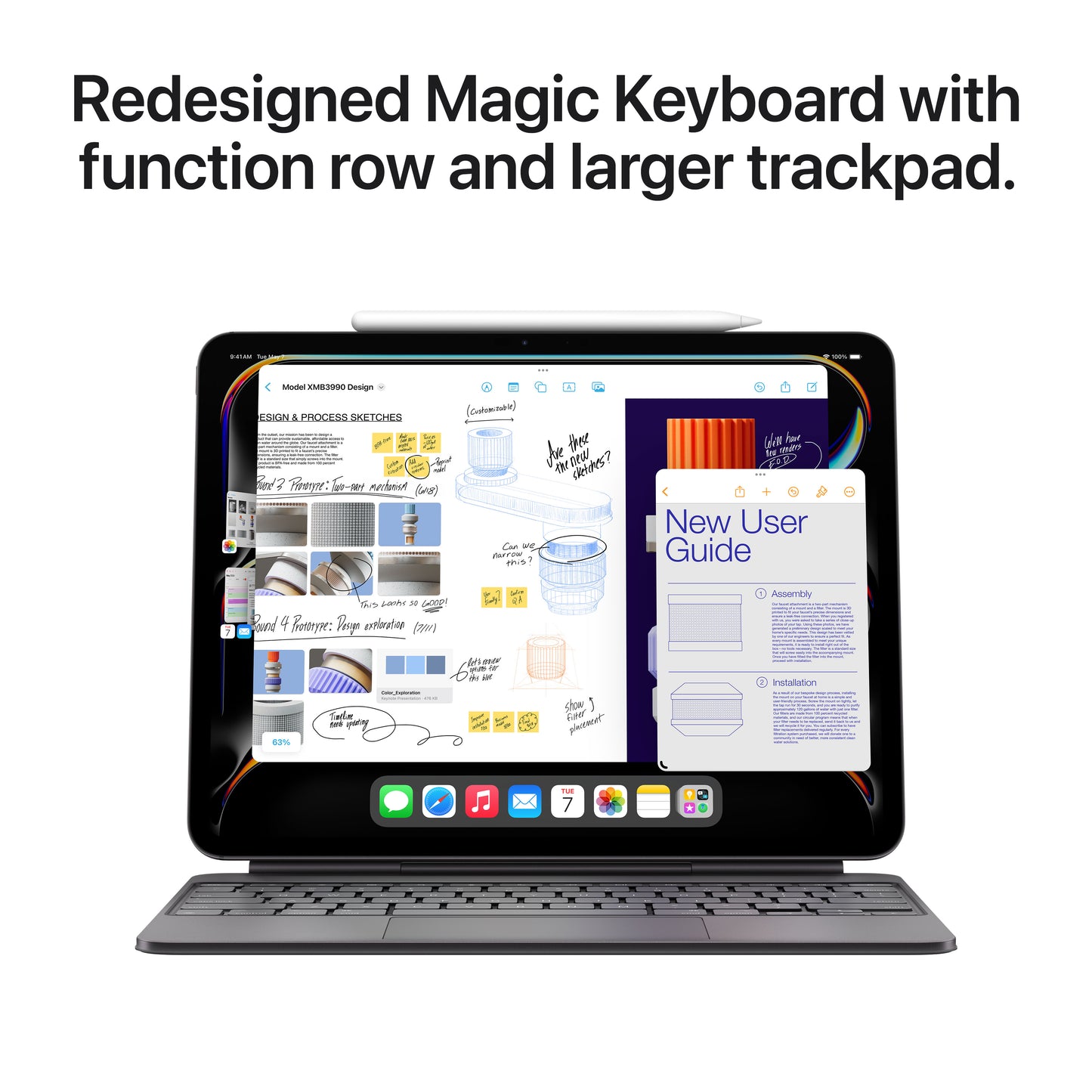 iPad Pro 13 (M4): Wi-Fi + Cellular, 256 GB, standardno steklo - vesoljno črn - iSTYLE SI