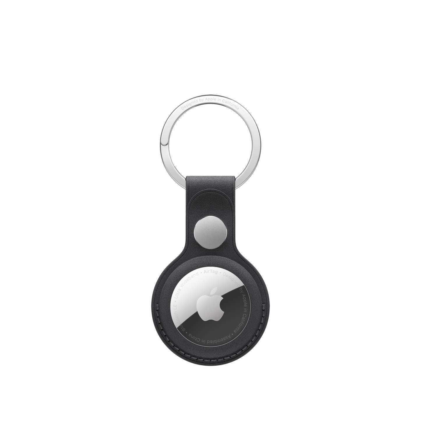 Apple obesek za ključe iz tkanine FineWoven za sledilnik AirTag - črna - iSTYLE SI