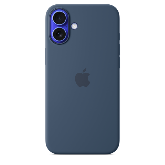 Apple silikonski ovitek z MagSafe za iPhone 16 Plus - denim - iSTYLE SI