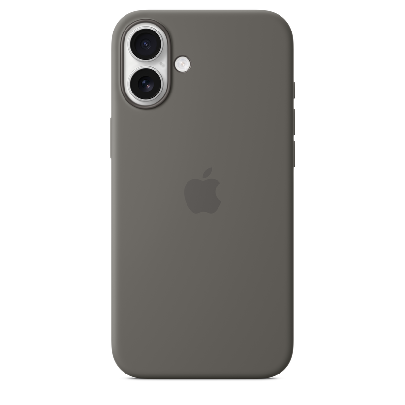 Apple silikonski ovitek z MagSafe za iPhone 16 Plus - kamnito siva - iSTYLE SI